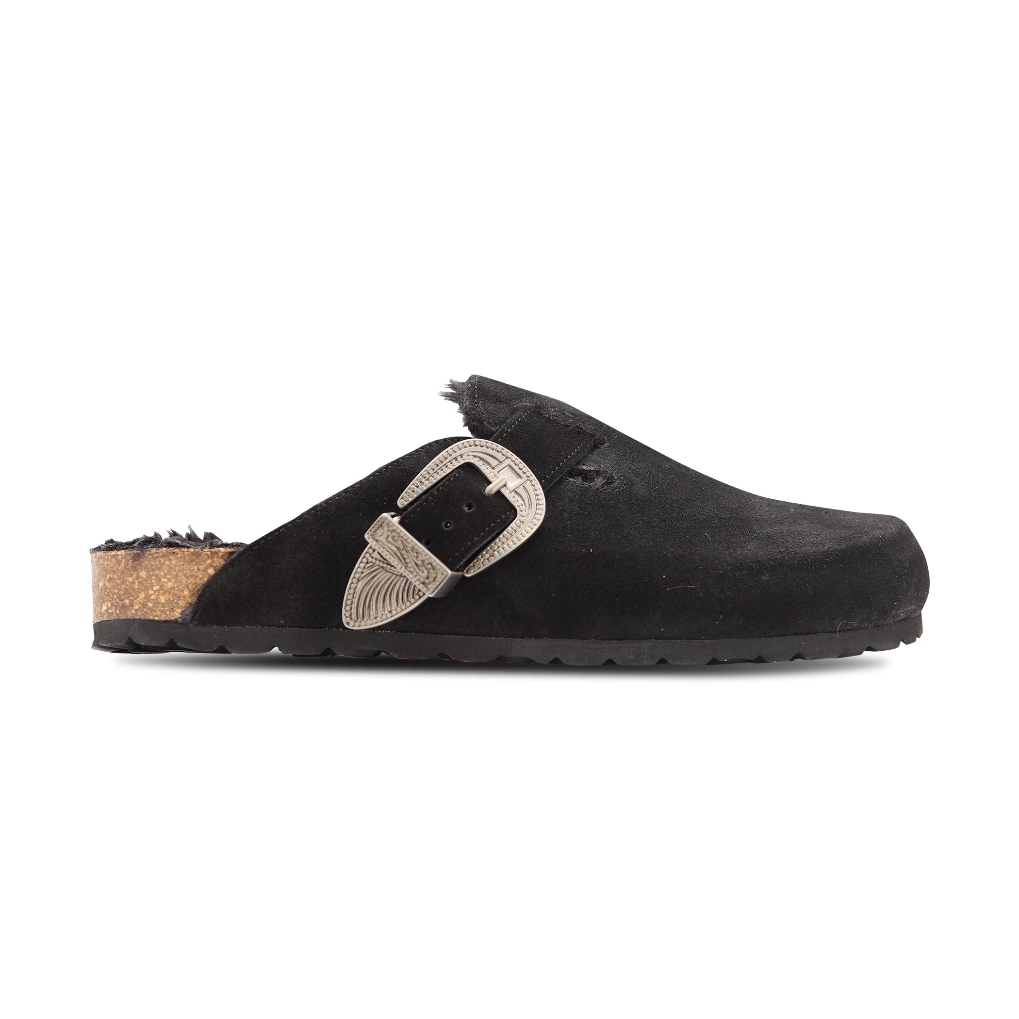 SABOT BLACK SUEDE
