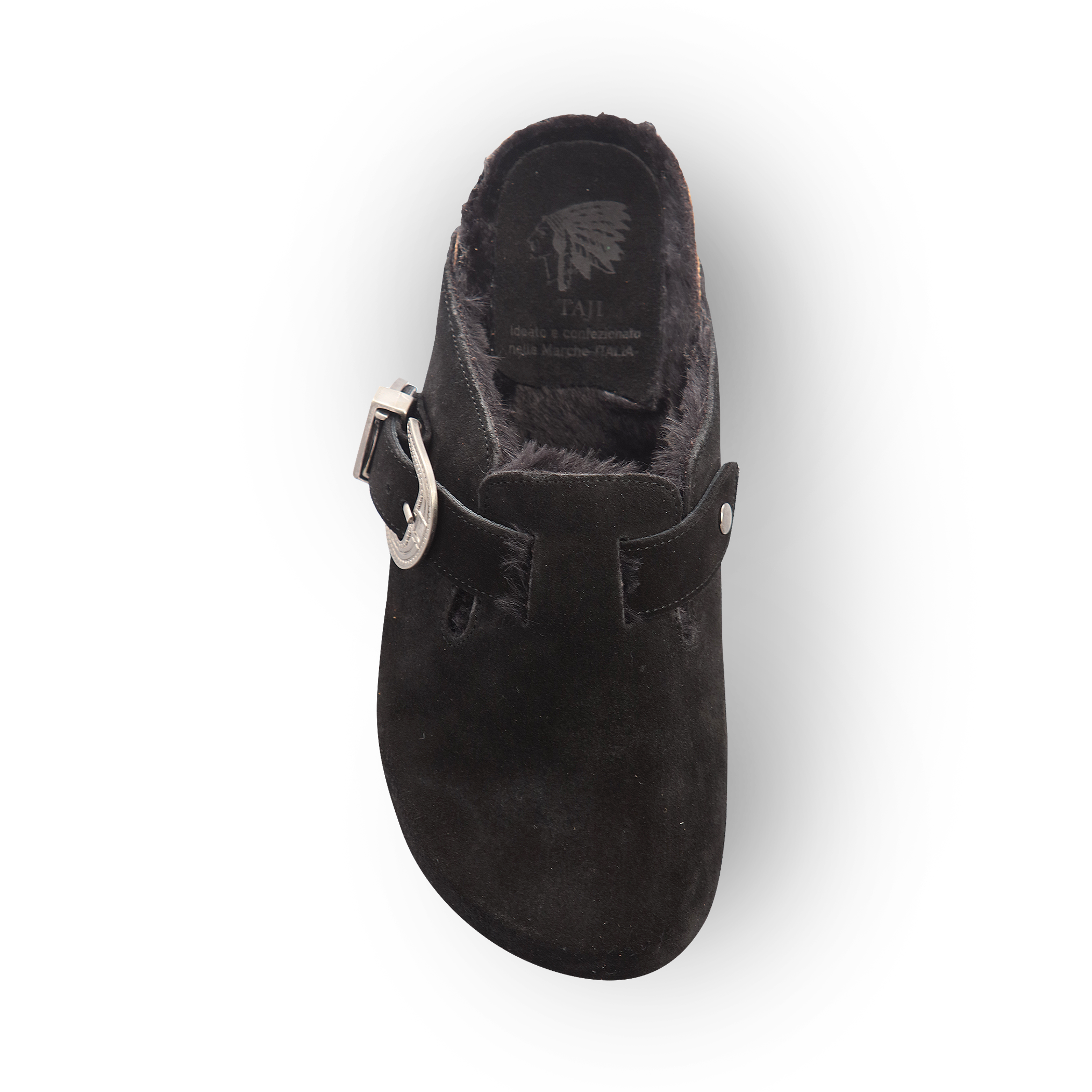SABOT BLACK SUEDE