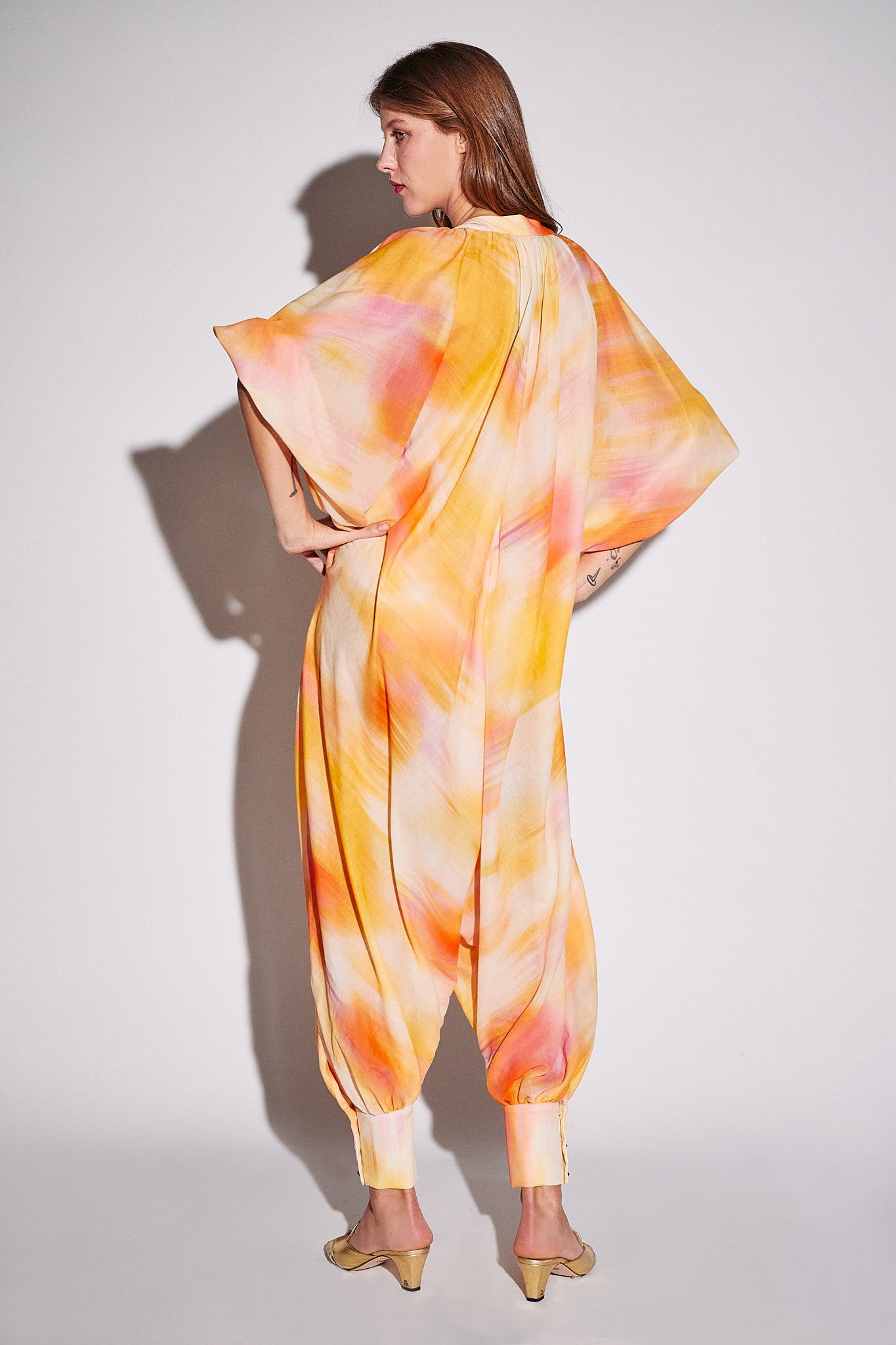 FARAH JUMPSUIT PEACH