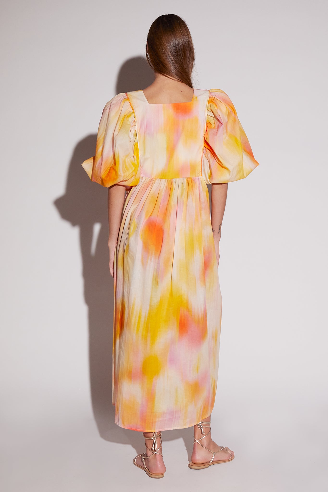 PEGGY DRESS PEACH