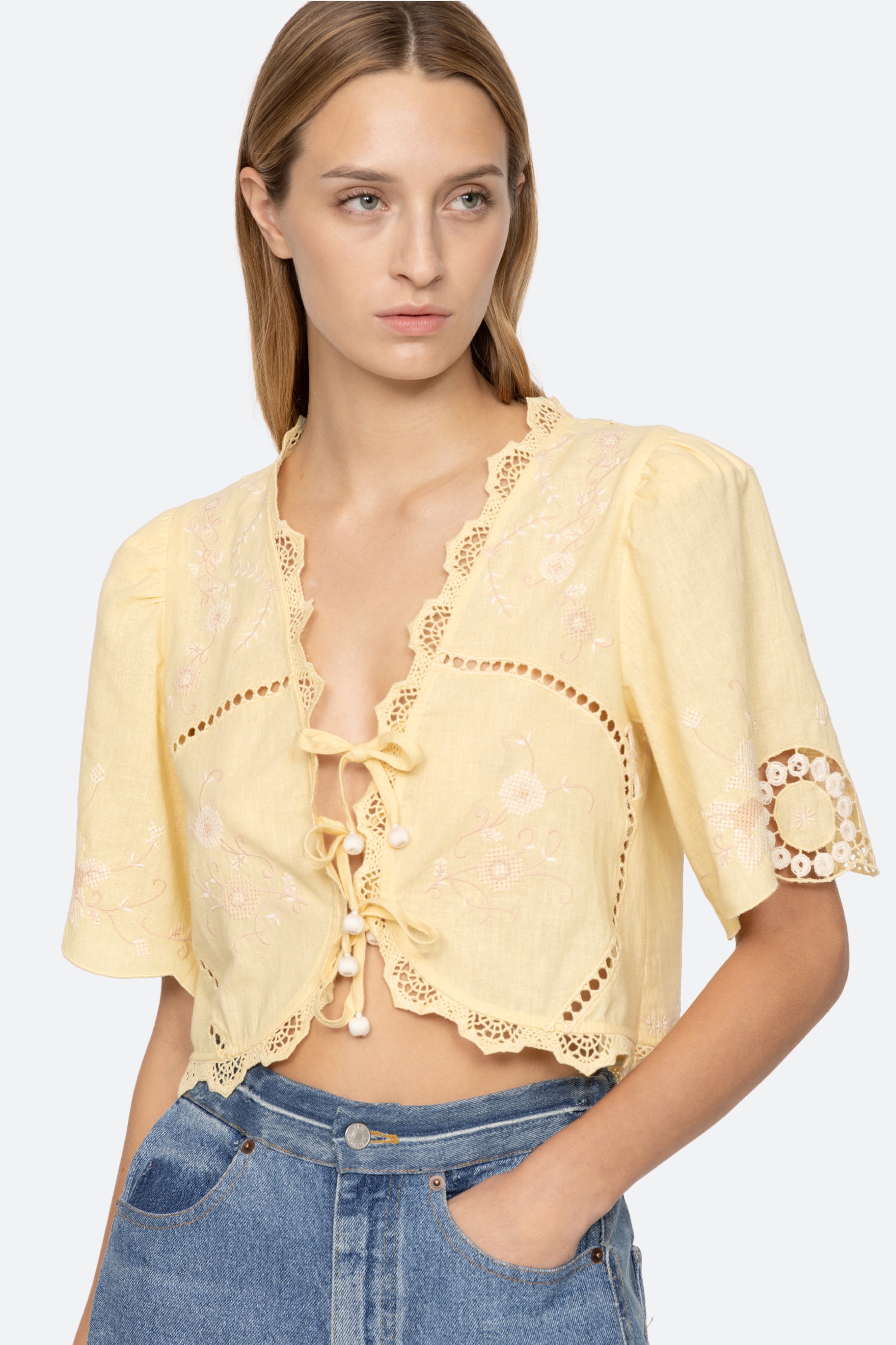 VESNA TOP YELLOW