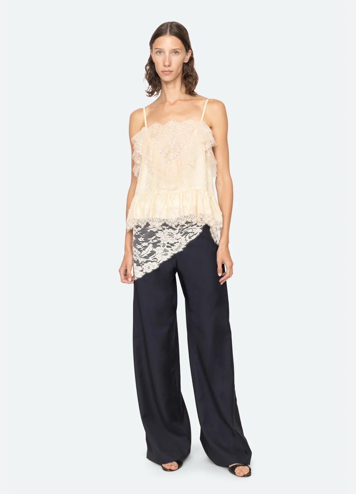 FIORA TROPICAL WOOL PANTS