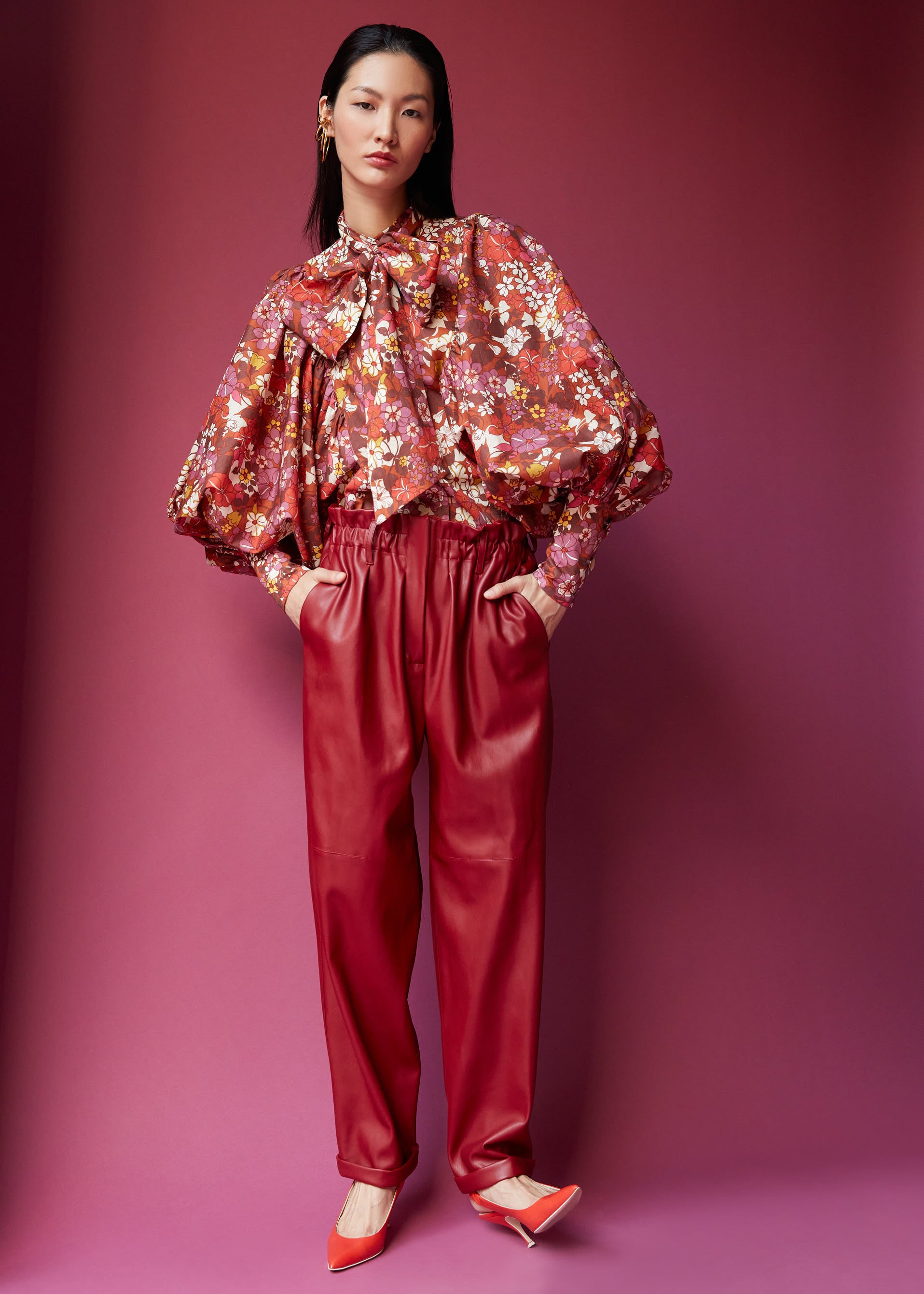 CELESTE BLOUSE PRUNE