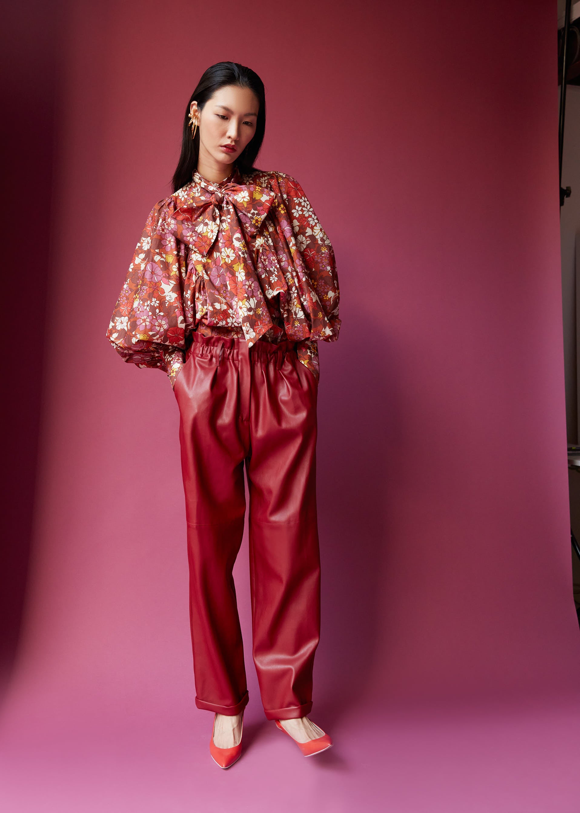 CELESTE BLOUSE PRUNE