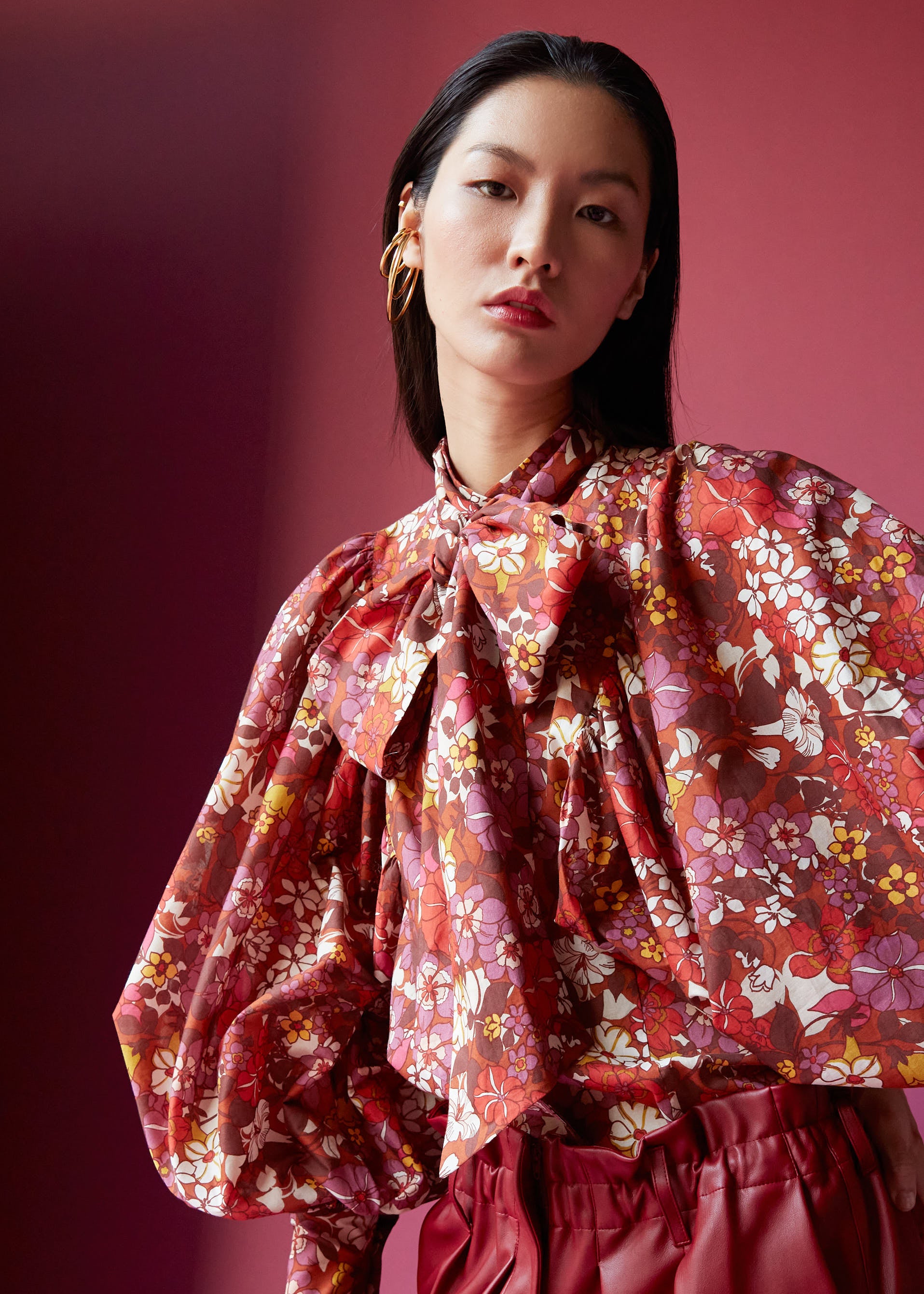 CELESTE BLOUSE PRUNE