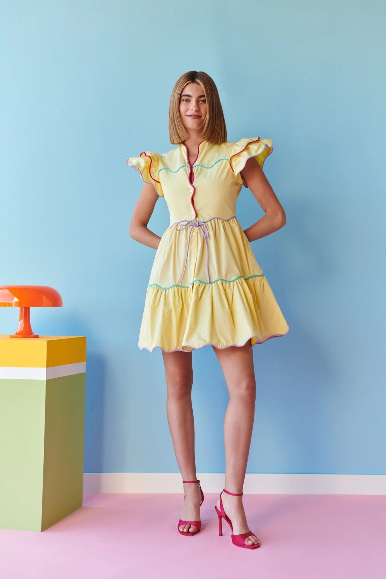 BABA VOYAGER SHORT YELLOW