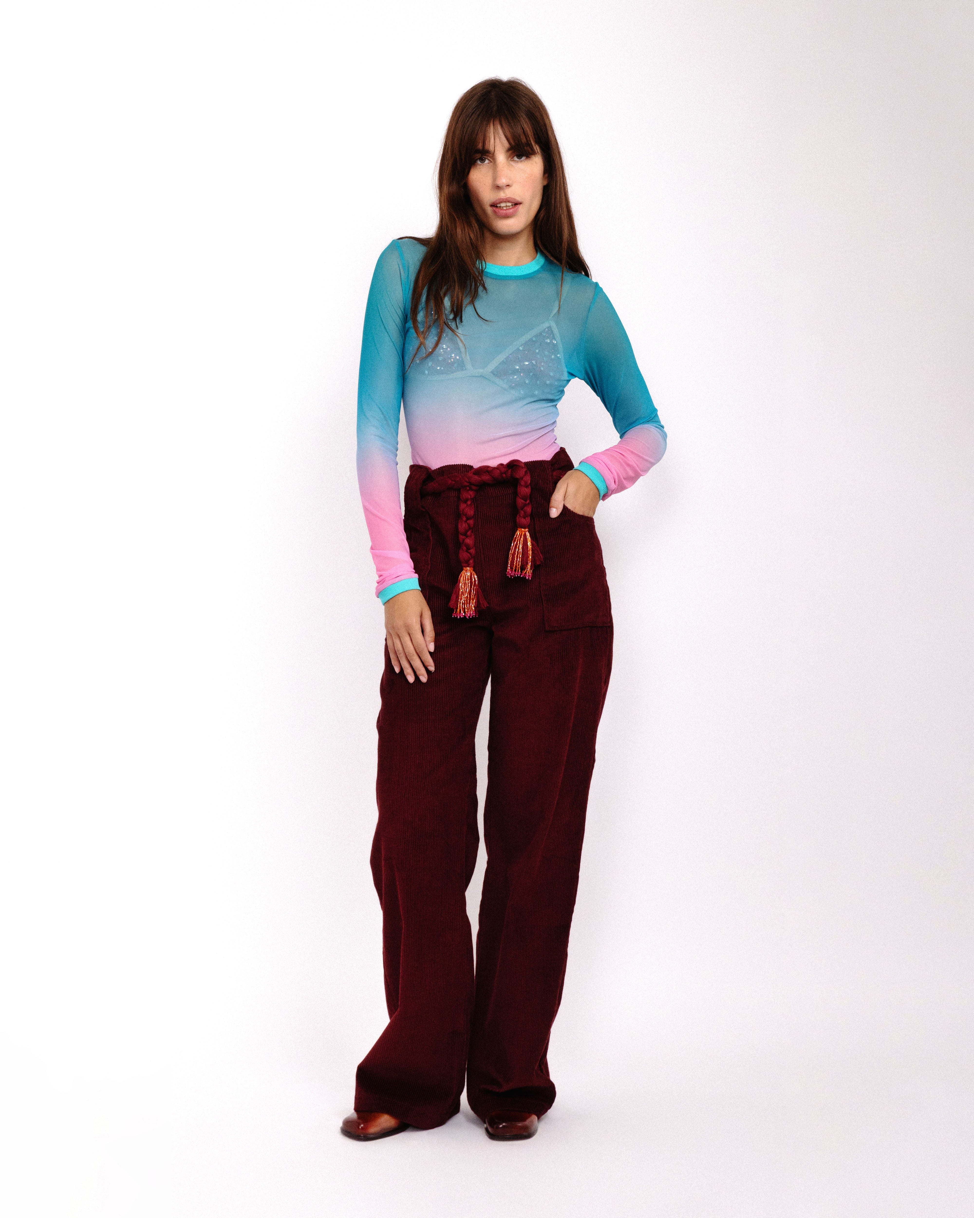 ROSEBERRY VELVET PANTS