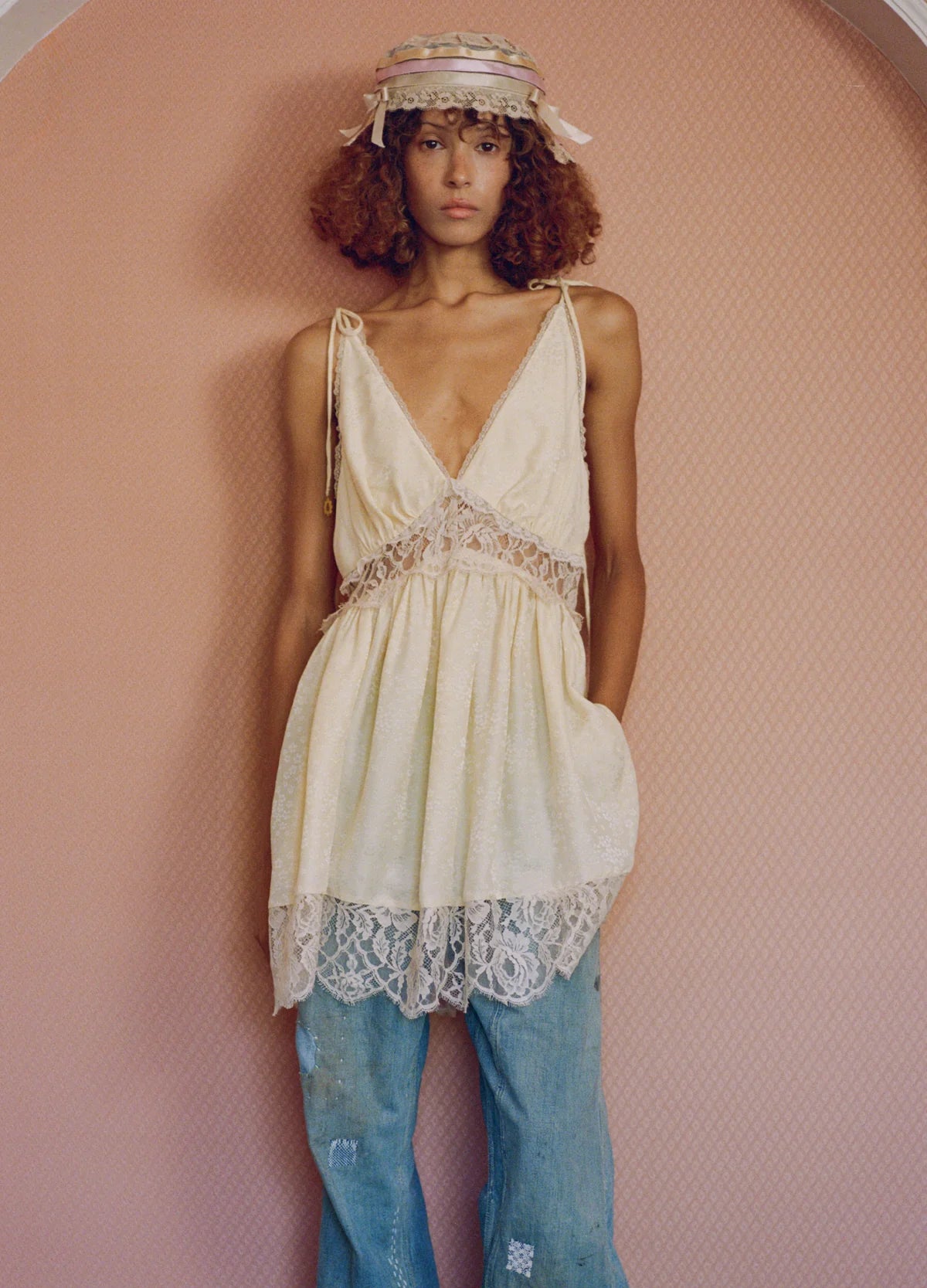 ETHEL MINI DRESS BUTTER