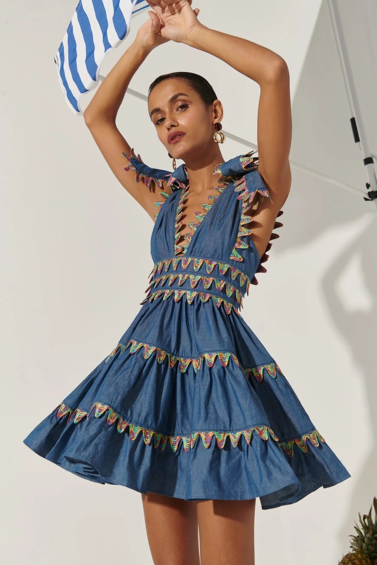 CHELI DRESS BLUE