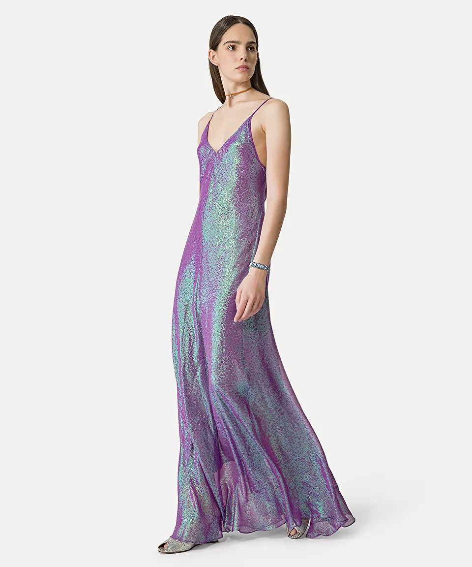 iRIS CHIFFON SILK SLIP DRESS