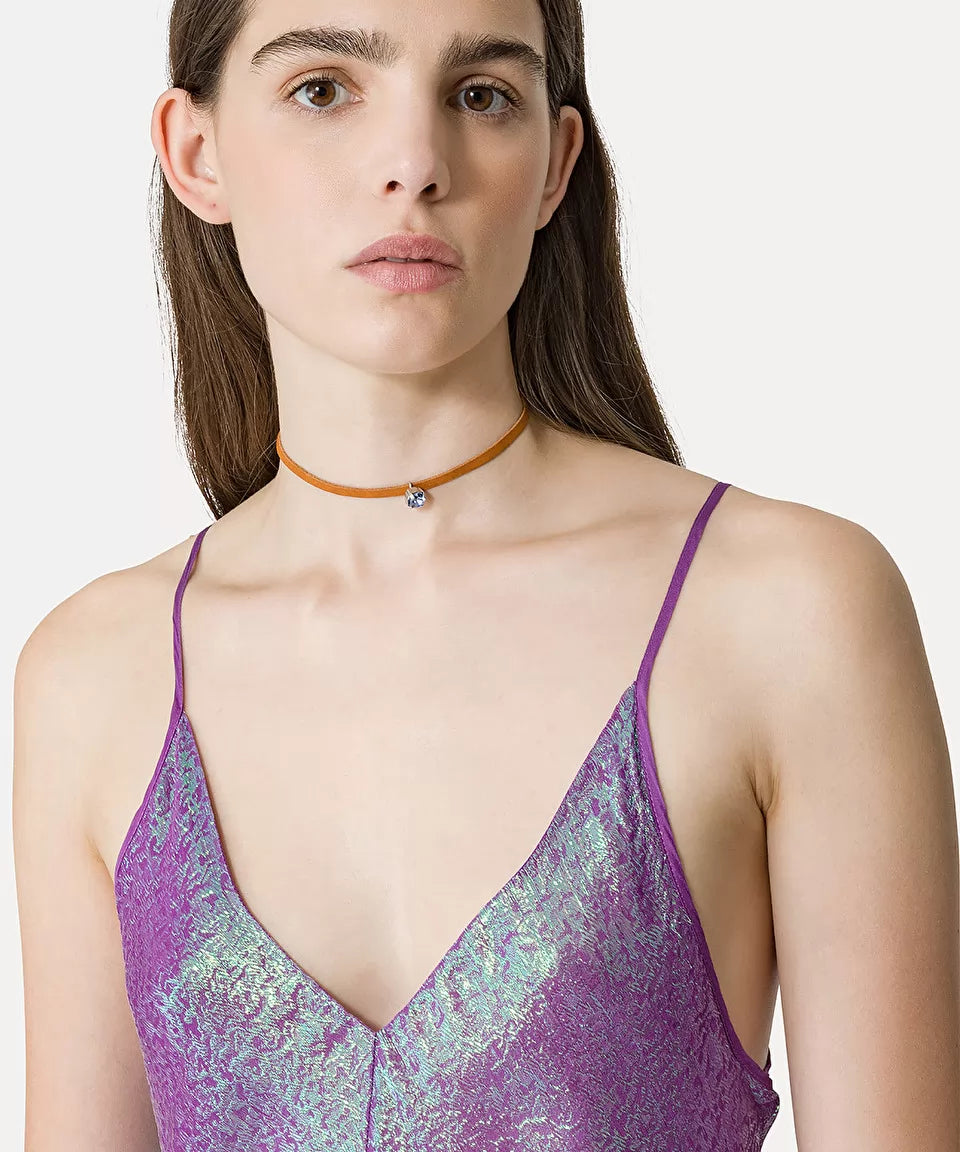 iRIS CHIFFON SILK SLIP DRESS