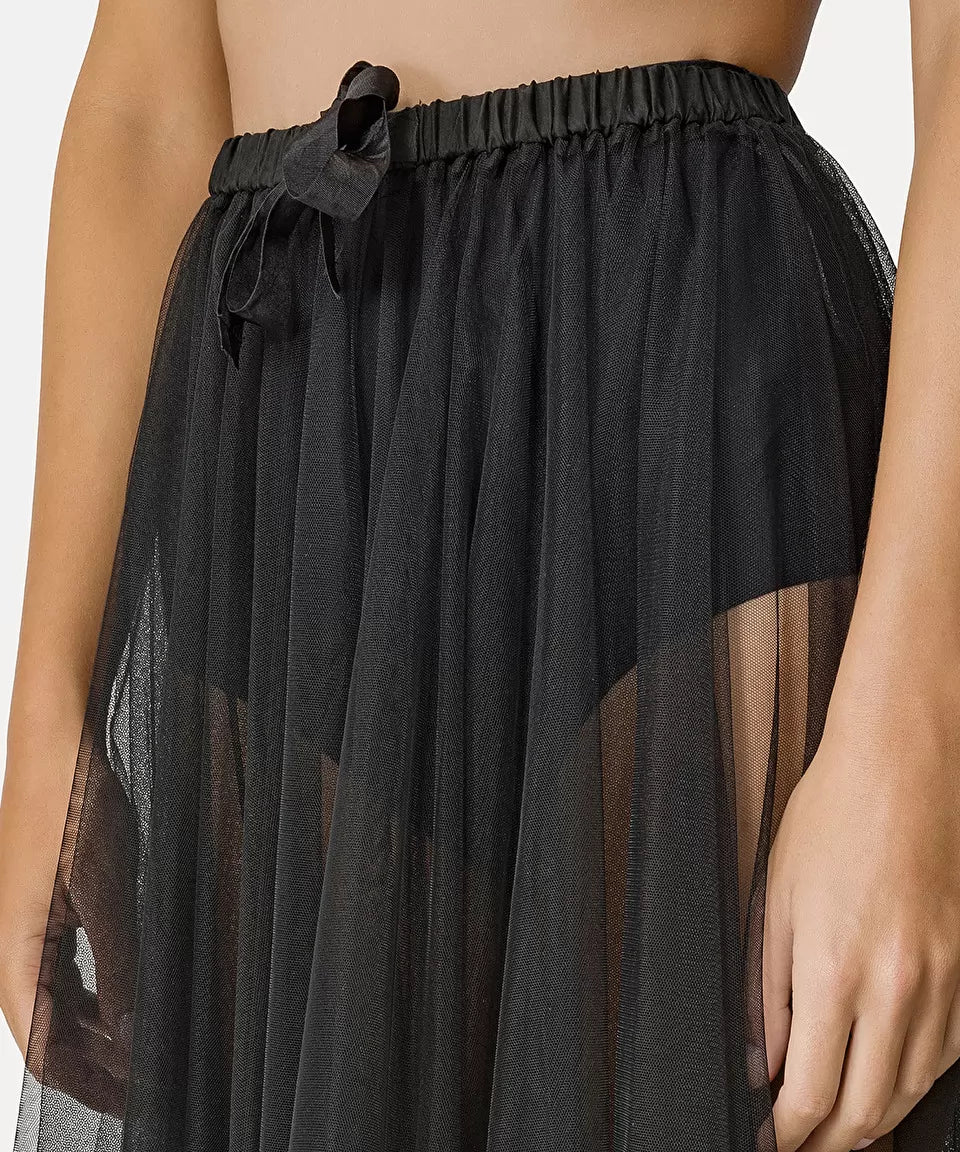 TULLE SKIRT WITH JERSEY HIGH RISE BRIEFS