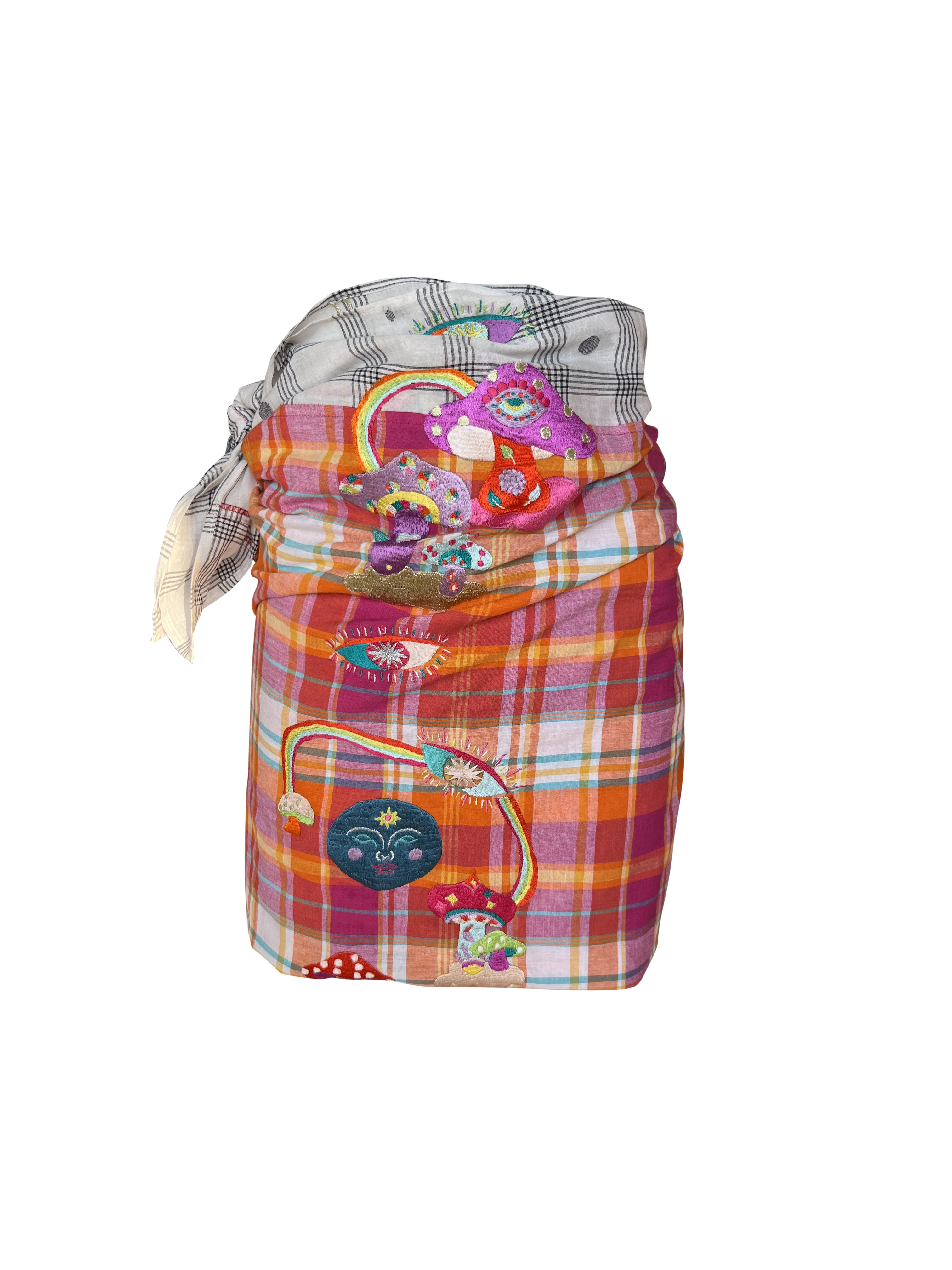 PAREO SKIRT MUSHROOM MANIA MADRAS ORANGE