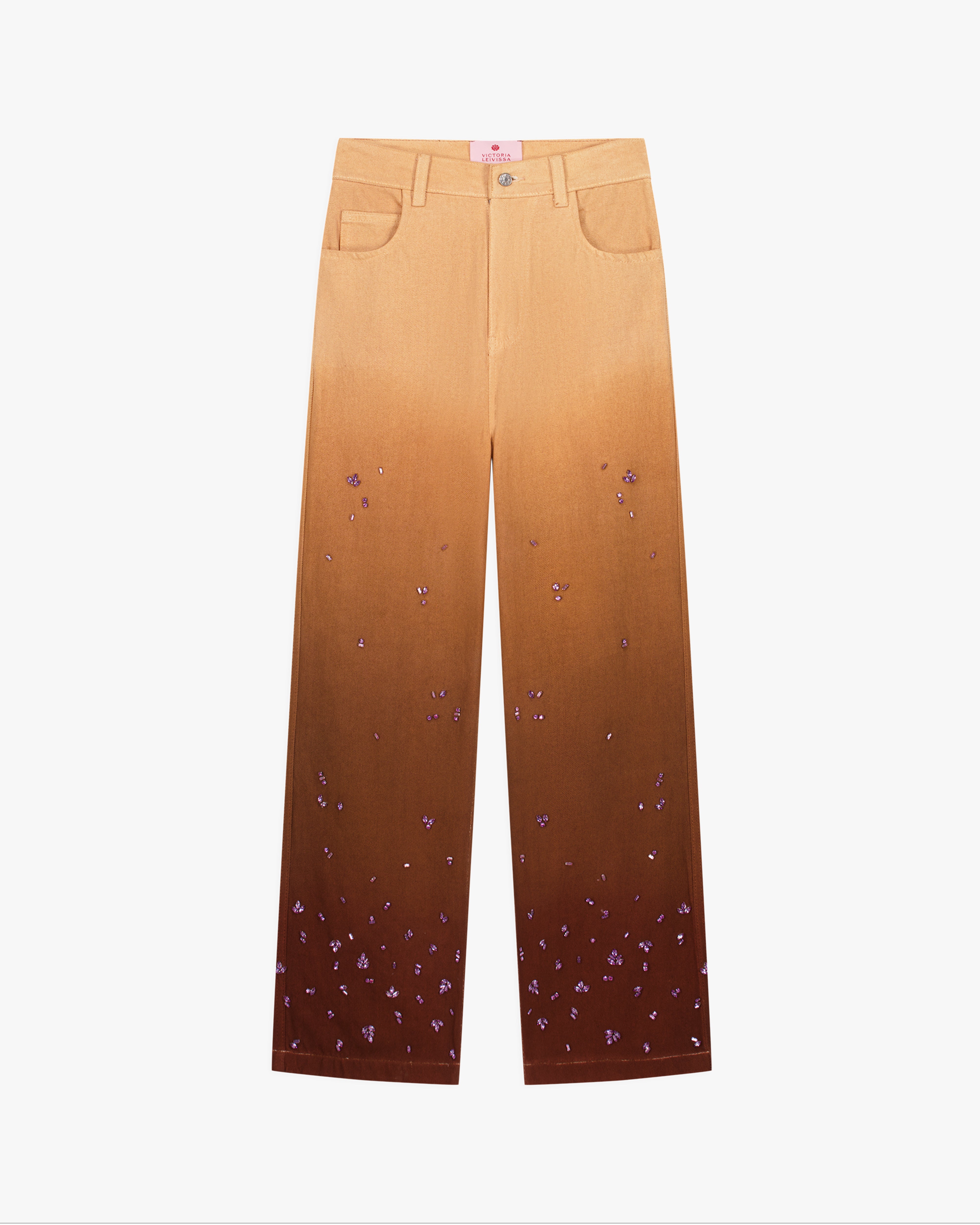 MOCHA DENIM PANTS
