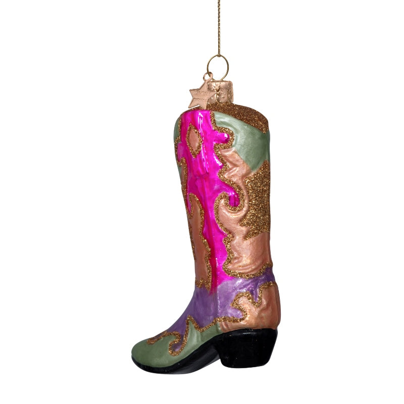 Multicolor Cowboy boot