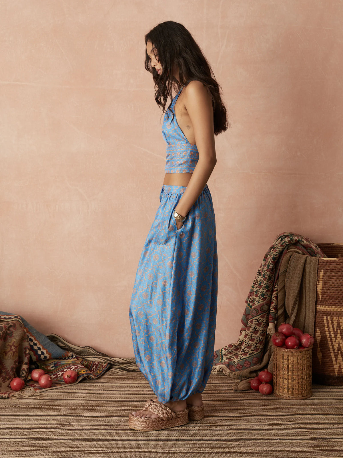 Serin Silk Balloon Pant