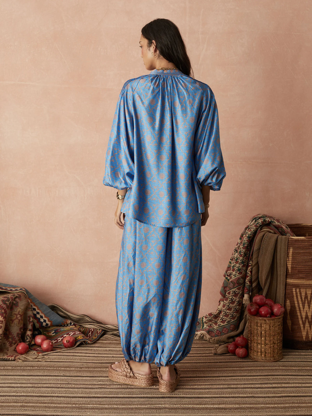 Serin Silk Blouse - Delft