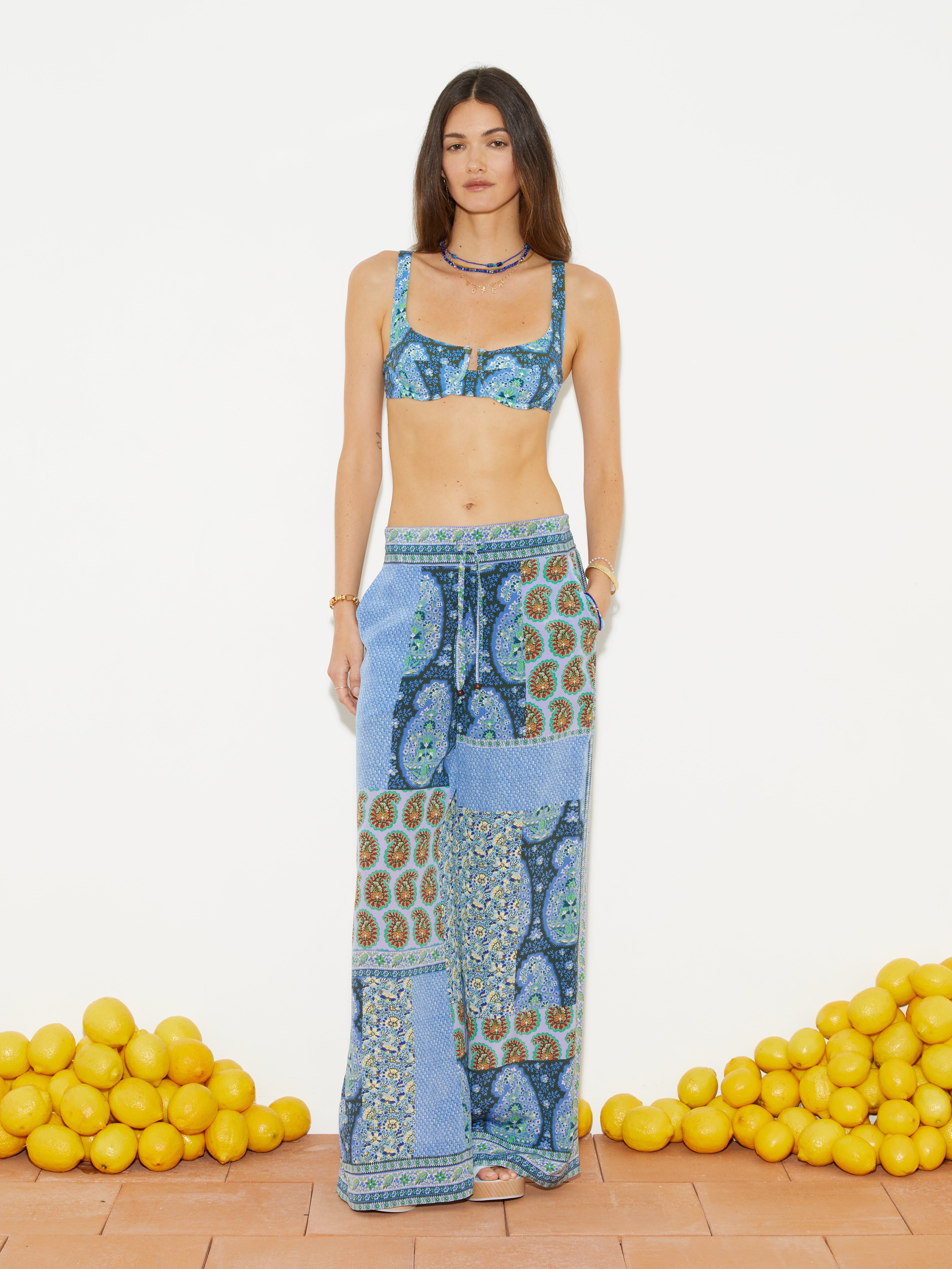 ONDA SILK WIDE LEG PANT