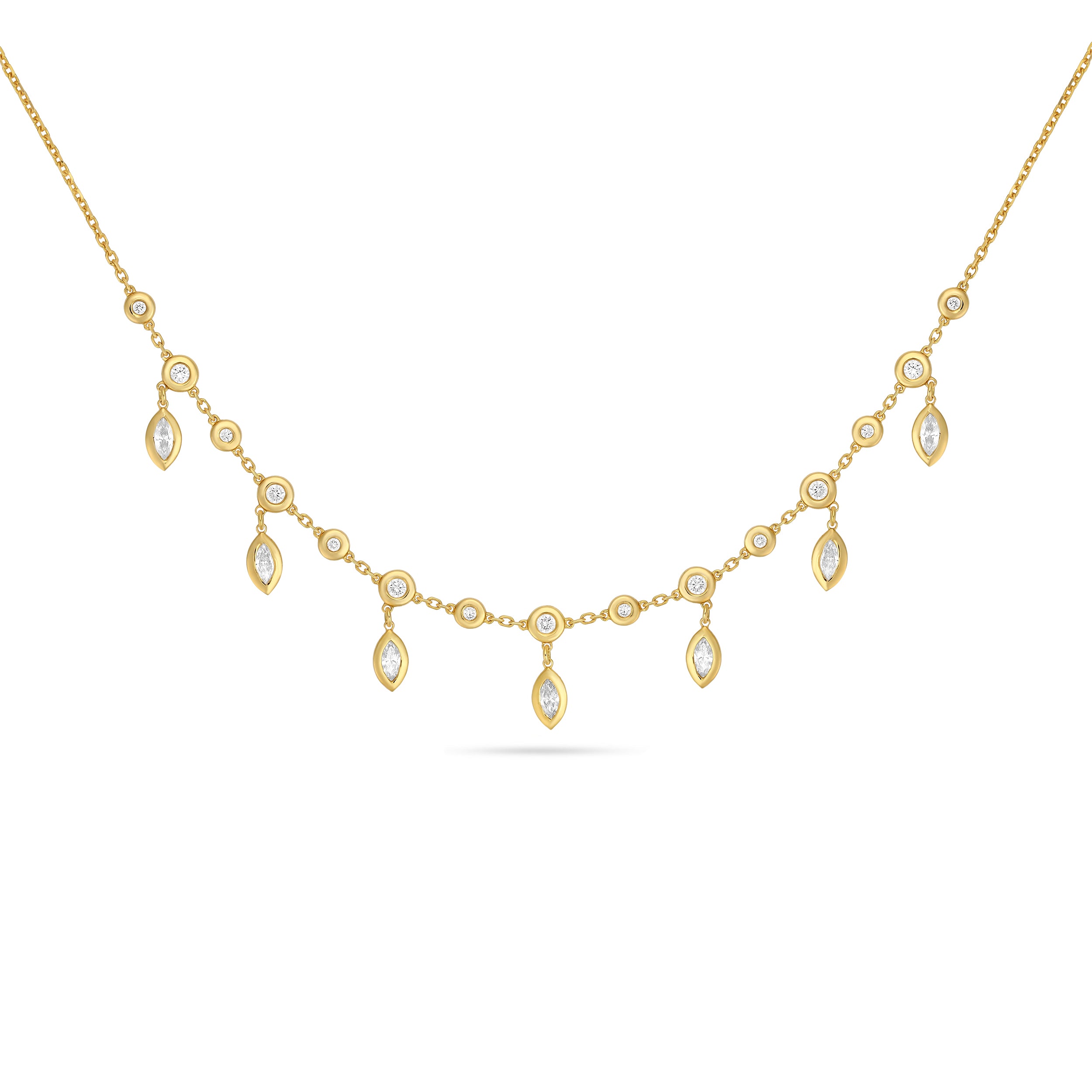 SOFIA CHOKER - ROUND & MARQUISE DIAMONDS