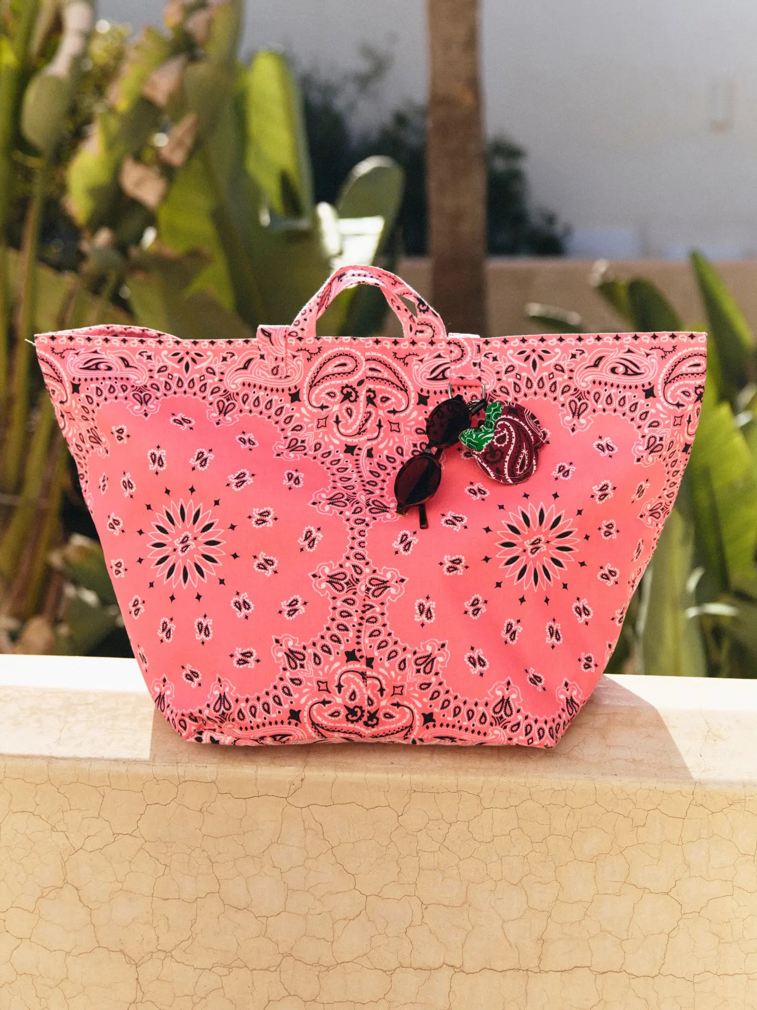 WEEK-END BAG - STRAWBERRY/PALE PINK