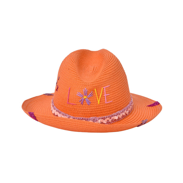 LOVE ORANGE HAT