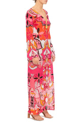 HOTLINE MAXI DRESS- BOHEME PINK