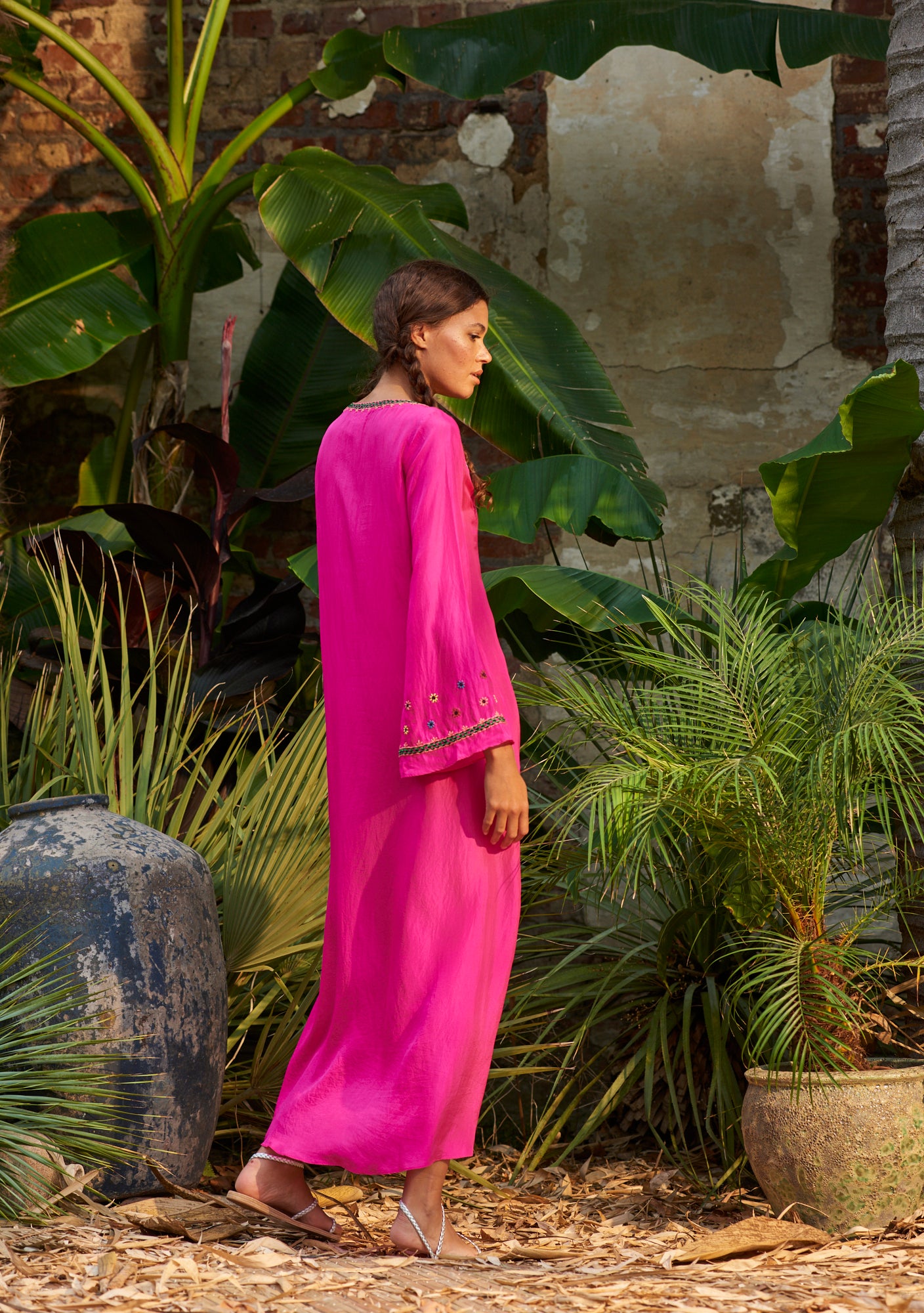 India Kaftan Pink