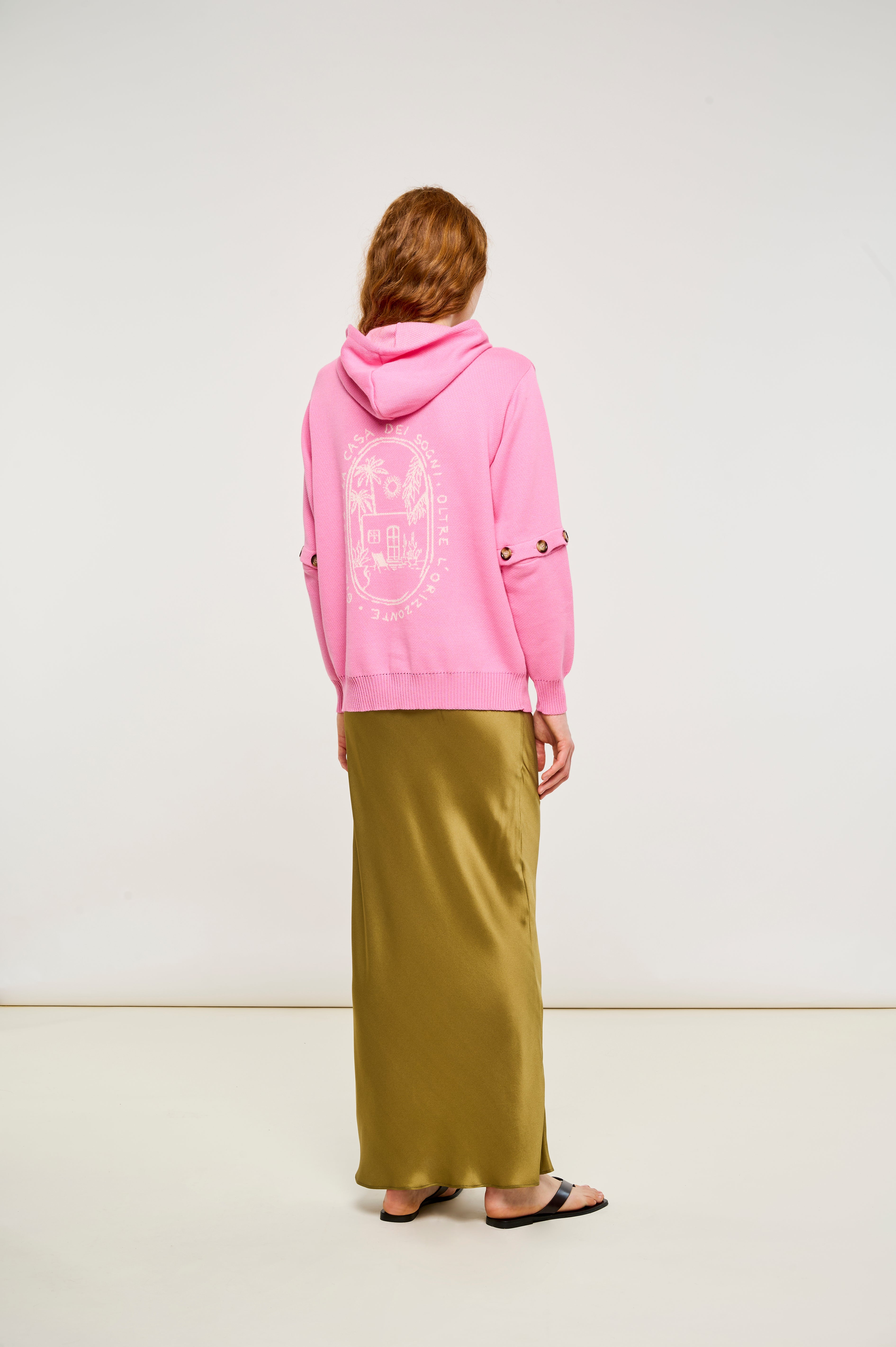 LA CASA DEL SOGNI PINK HOODIE