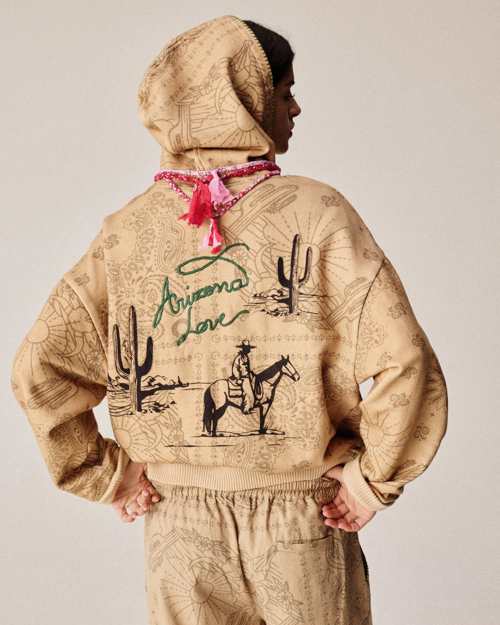 Beige Hoodie