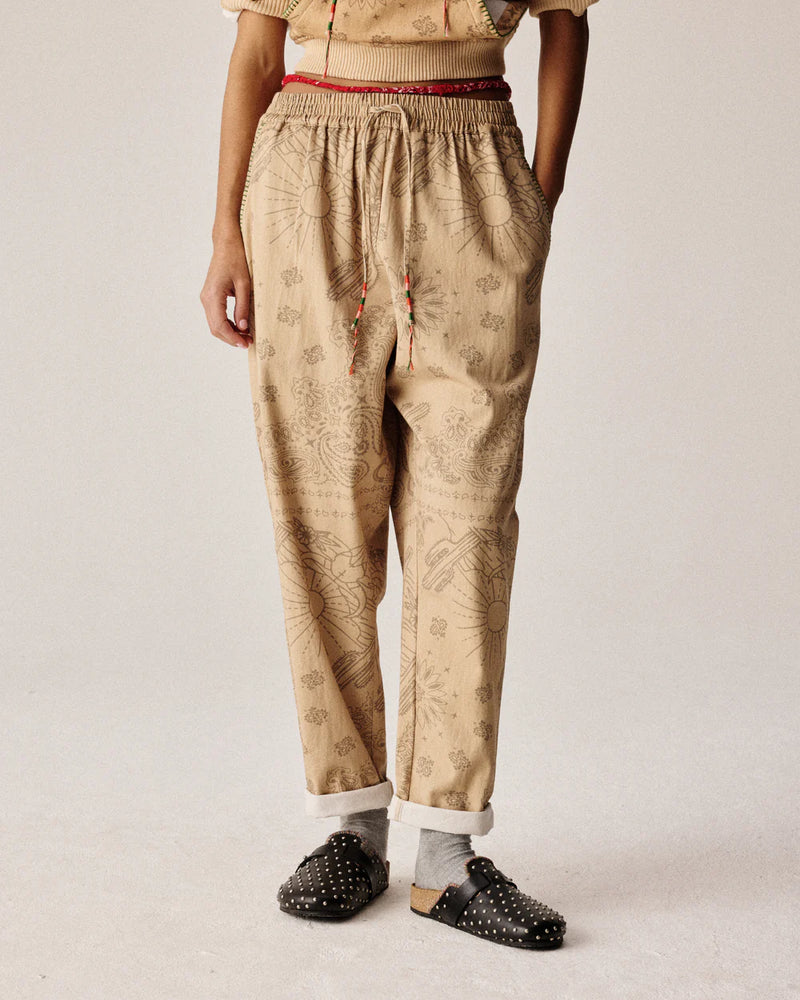 CHINO PRINT BEIGE