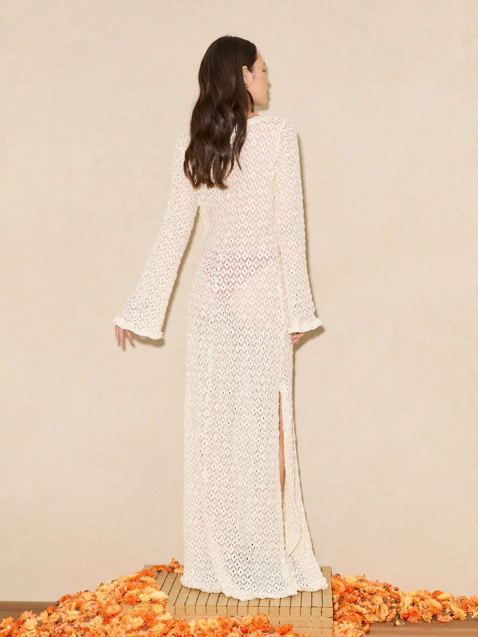 CHABLIS CLOQUE LACE DRESS
