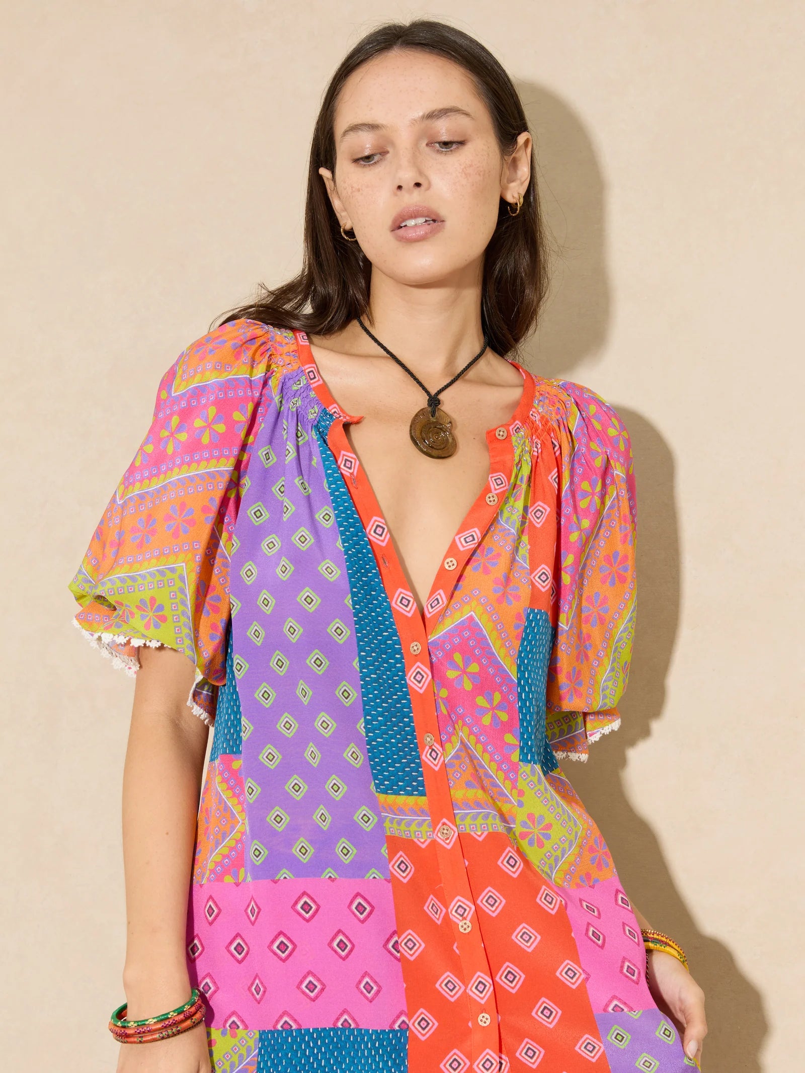 RANI SILK SS BLOUSE