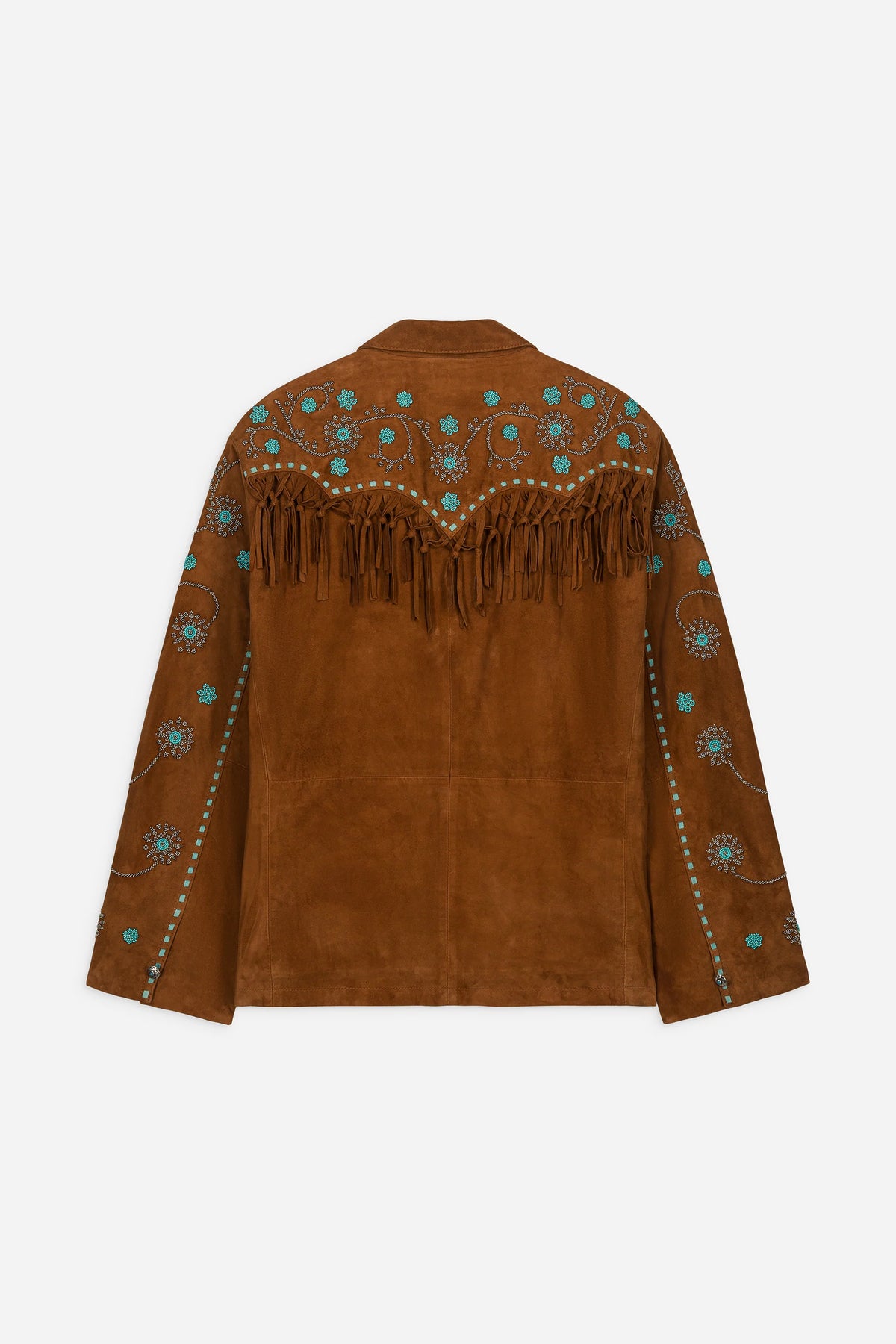 CHAWACHI SUEDE & TURQUOISE JACKET