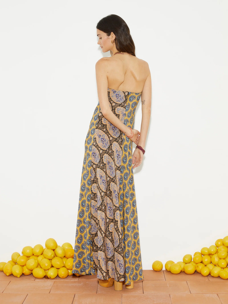 PIETRO SILK MAXI DRESS