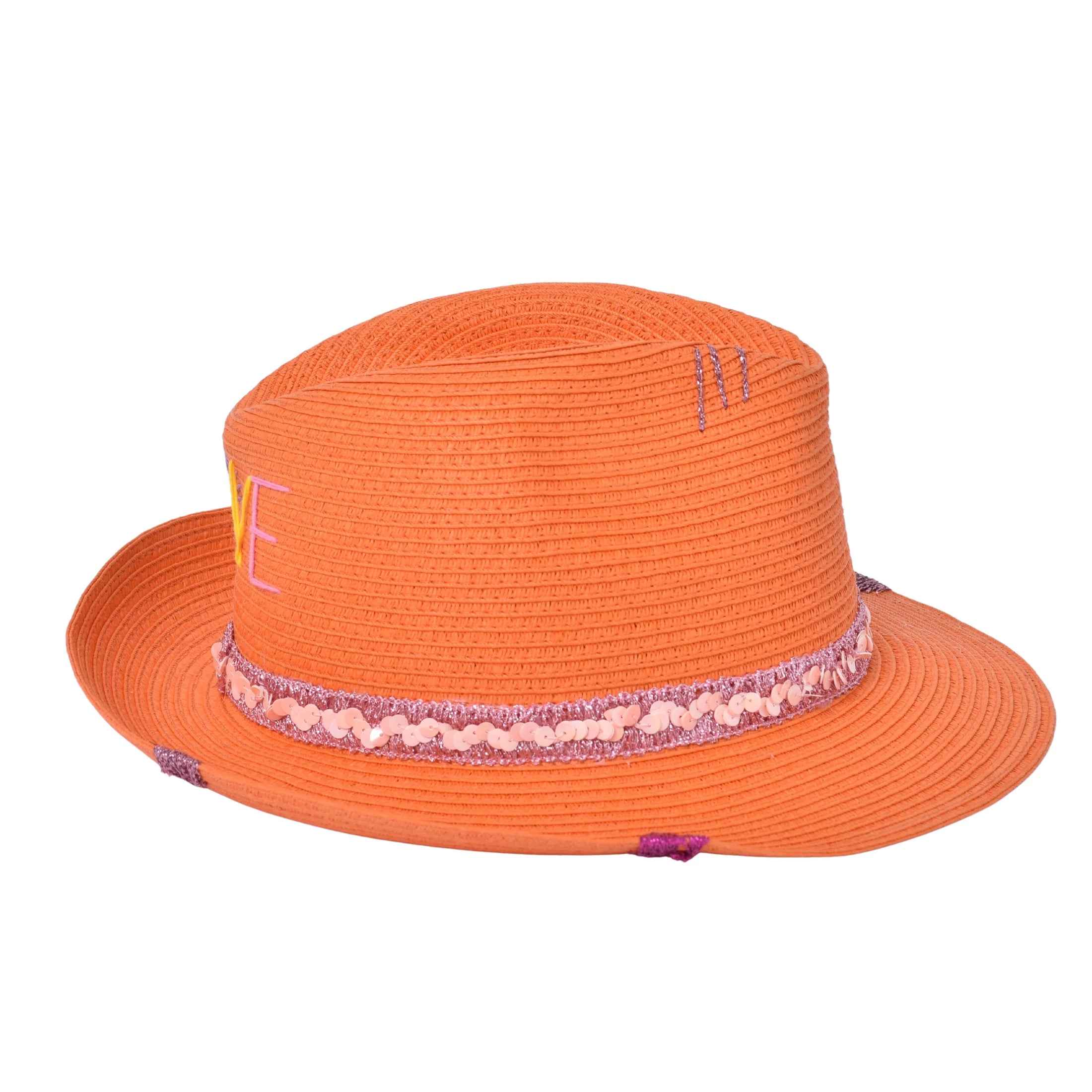 LOVE ORANGE HAT