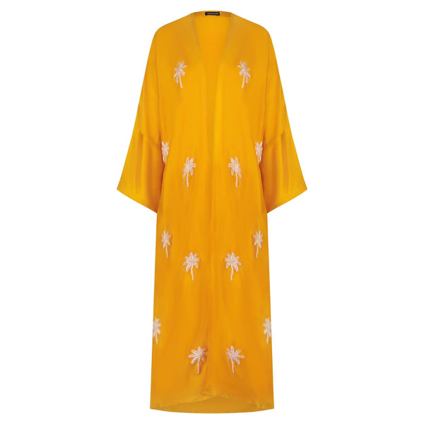 Palmtree abaya marigold