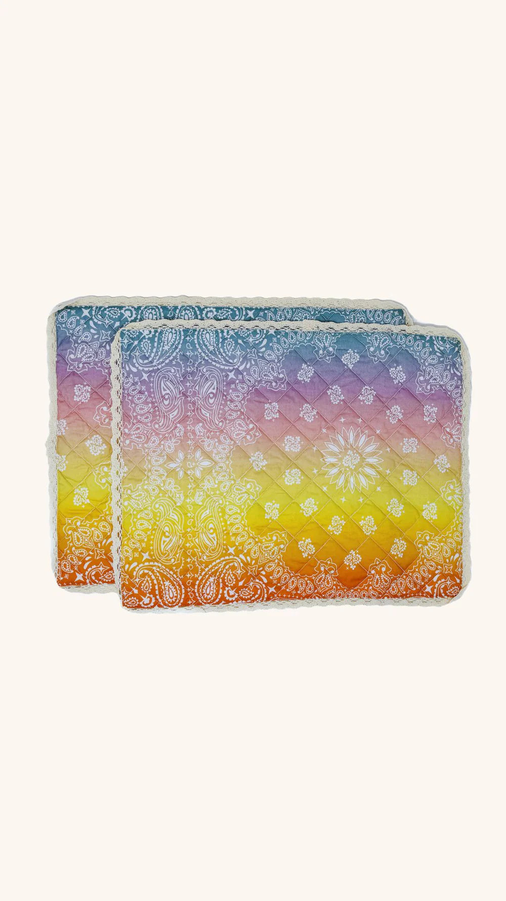 BANDANA PLACEMAT MULTI SET OF 2