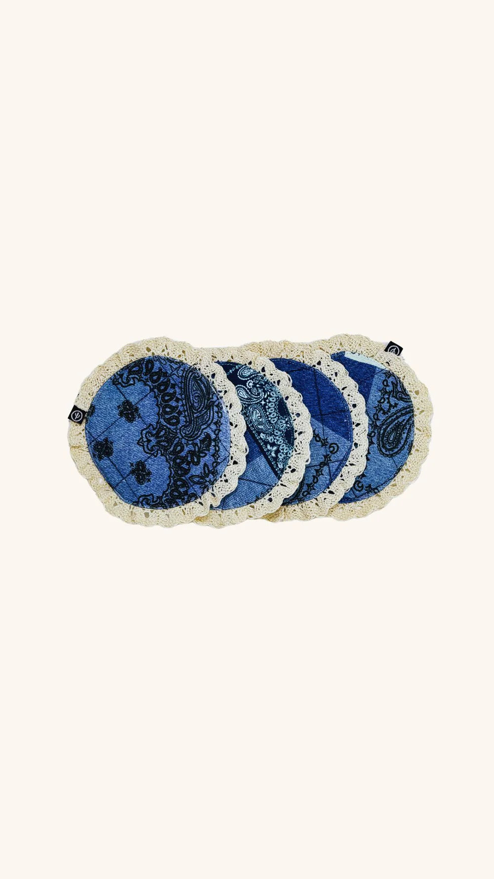 DENIM COASTER SET OF 4