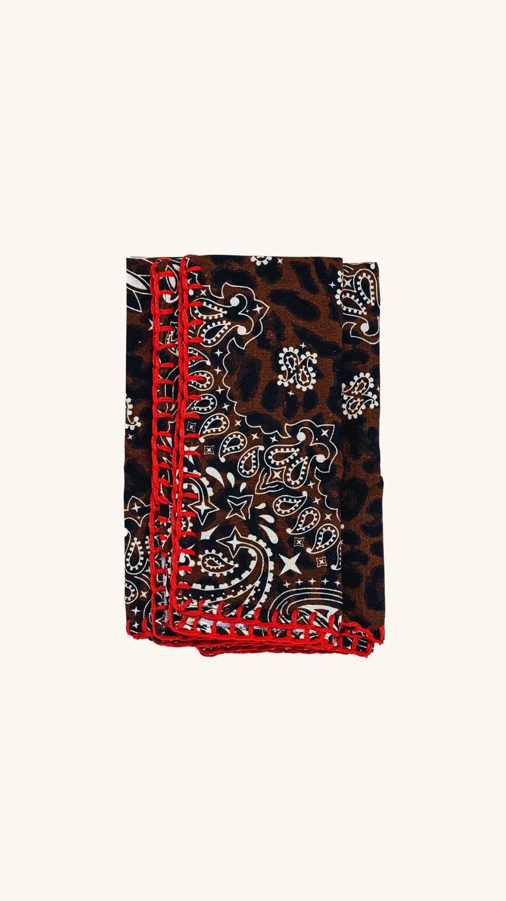 LEOPARD NAPKINS SET OF 2