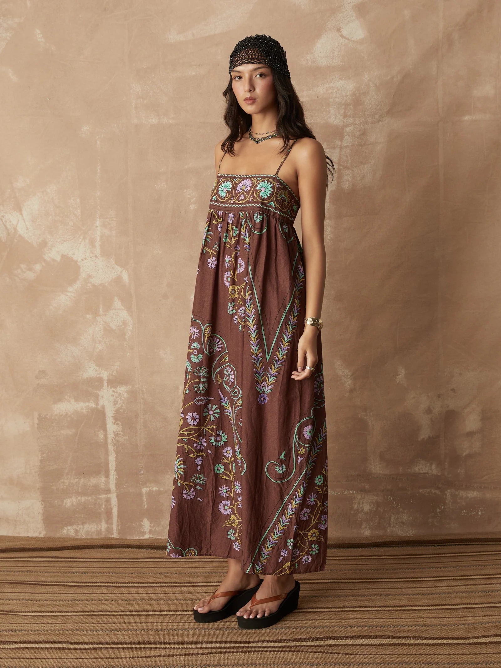 DARJEELING MAXI BODICE DRESS