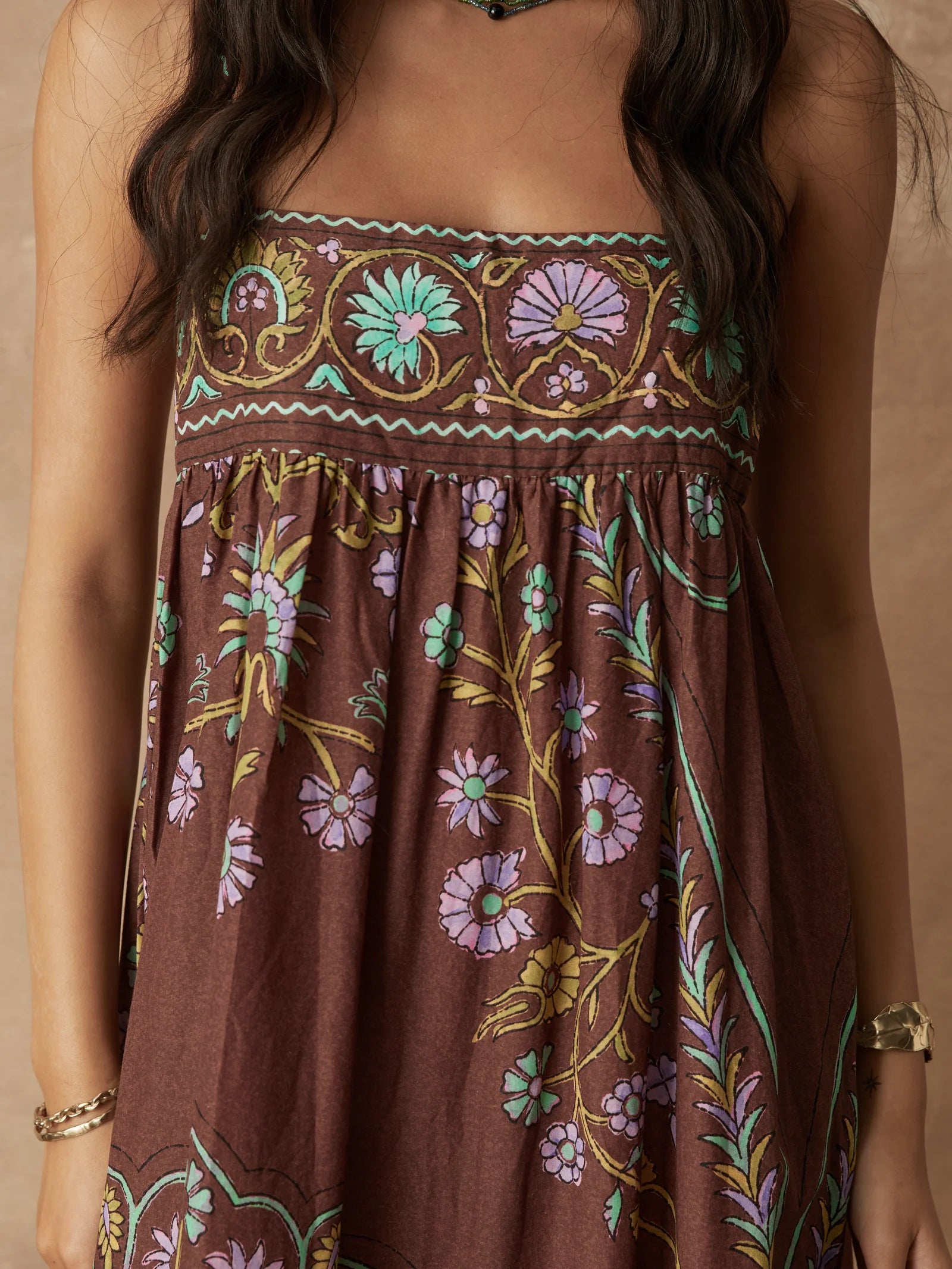 DARJEELING MAXI BODICE DRESS