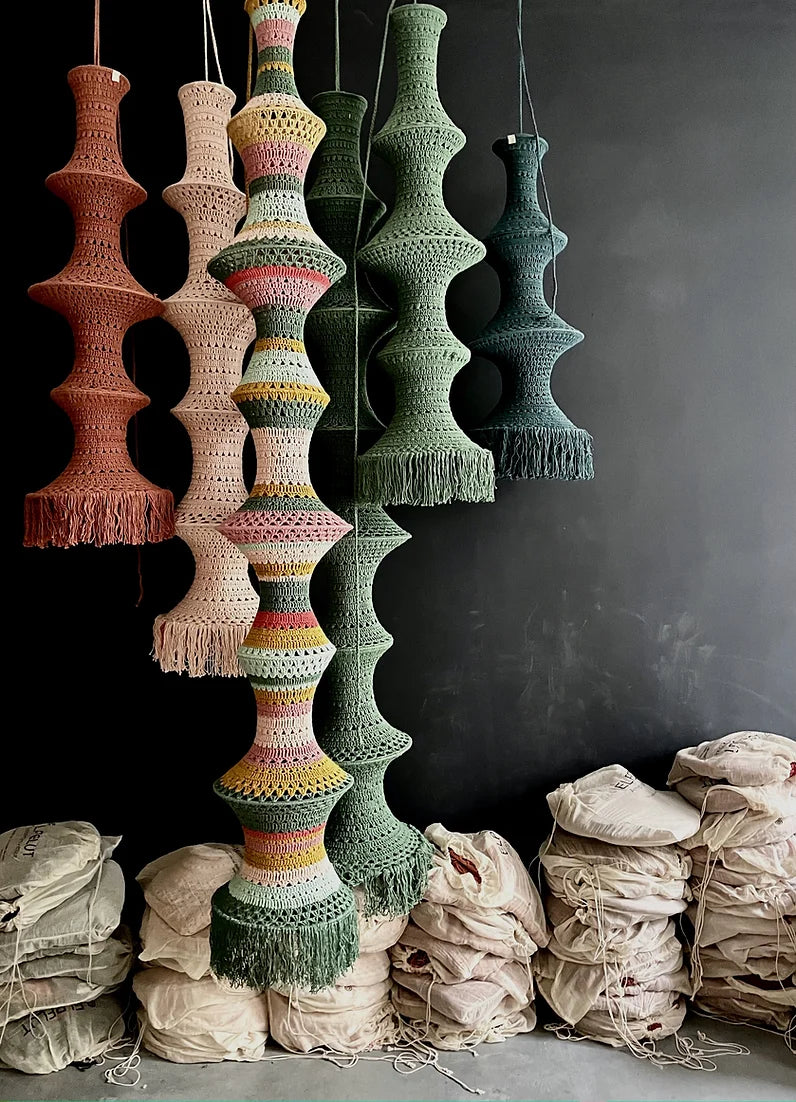 FISHERMAN LAMP - JADE GREEN