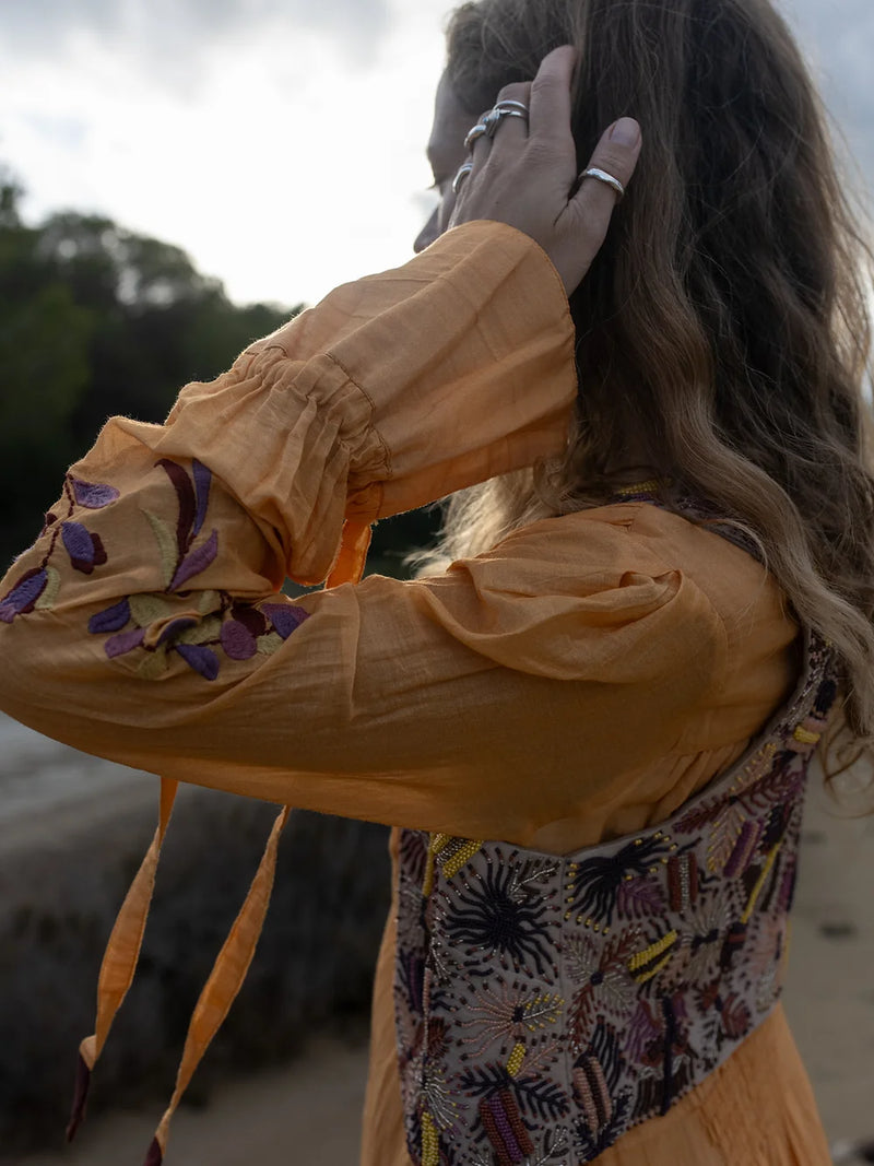 The Sunflower Dip dye Dress