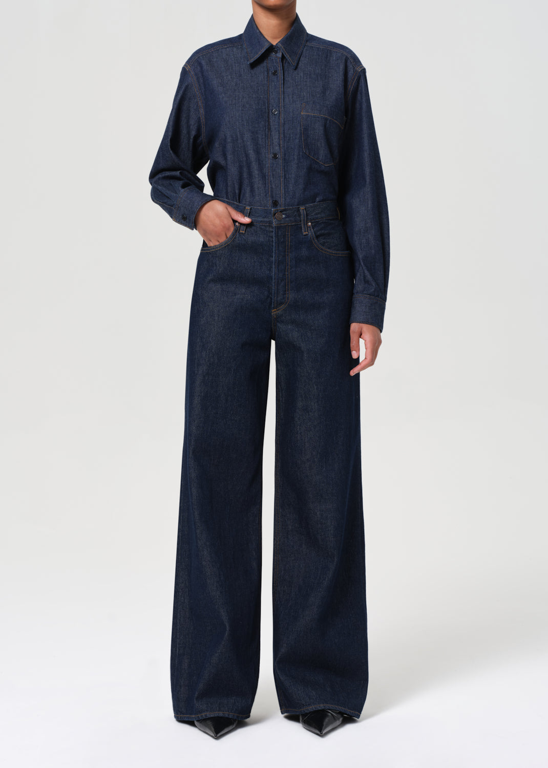 High Rise Wide Leg - No Cuff - FOXLEY