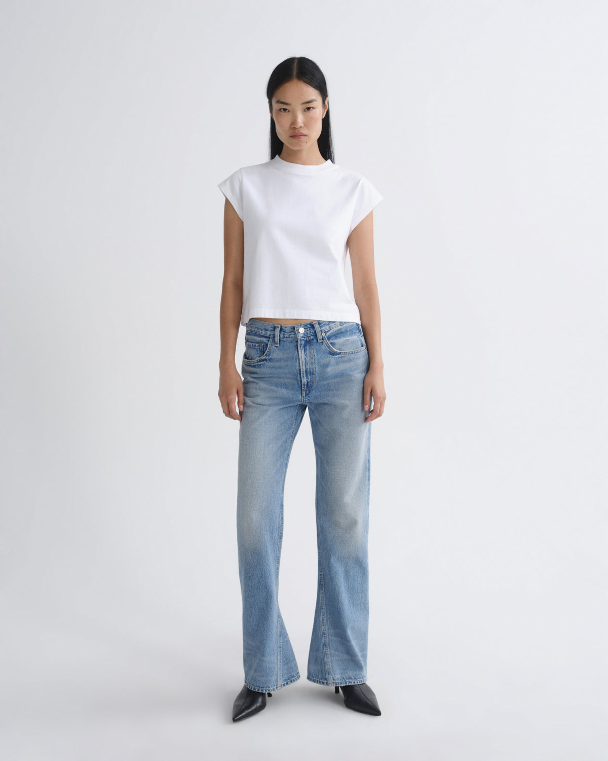 MID RISE KICK BOOT IN FRACTION