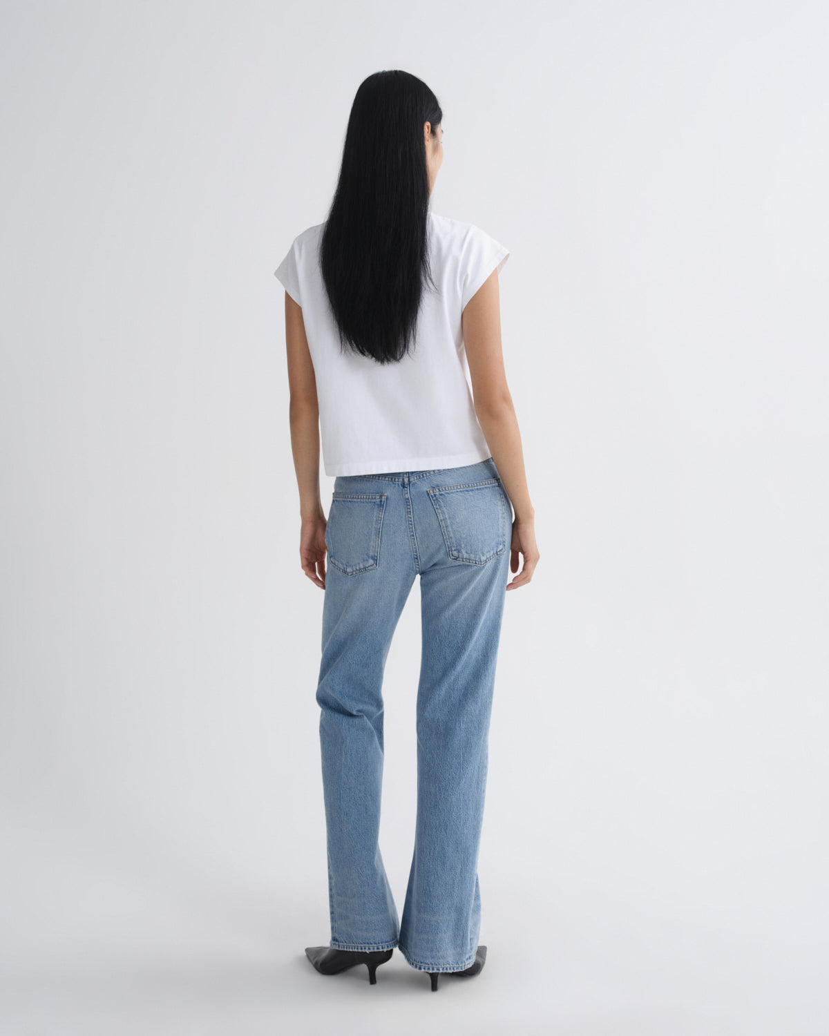 MID RISE KICK BOOT IN FRACTION
