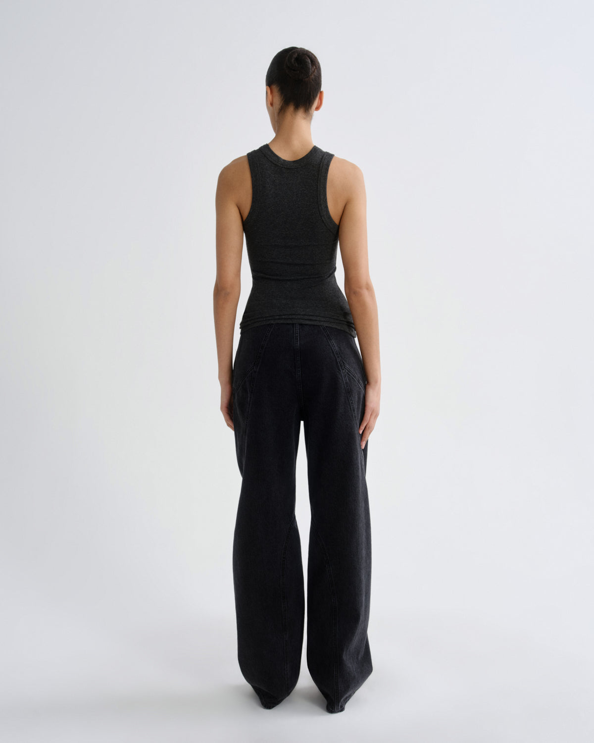 LEIGH TANK IN CHARCOAL HEATHER