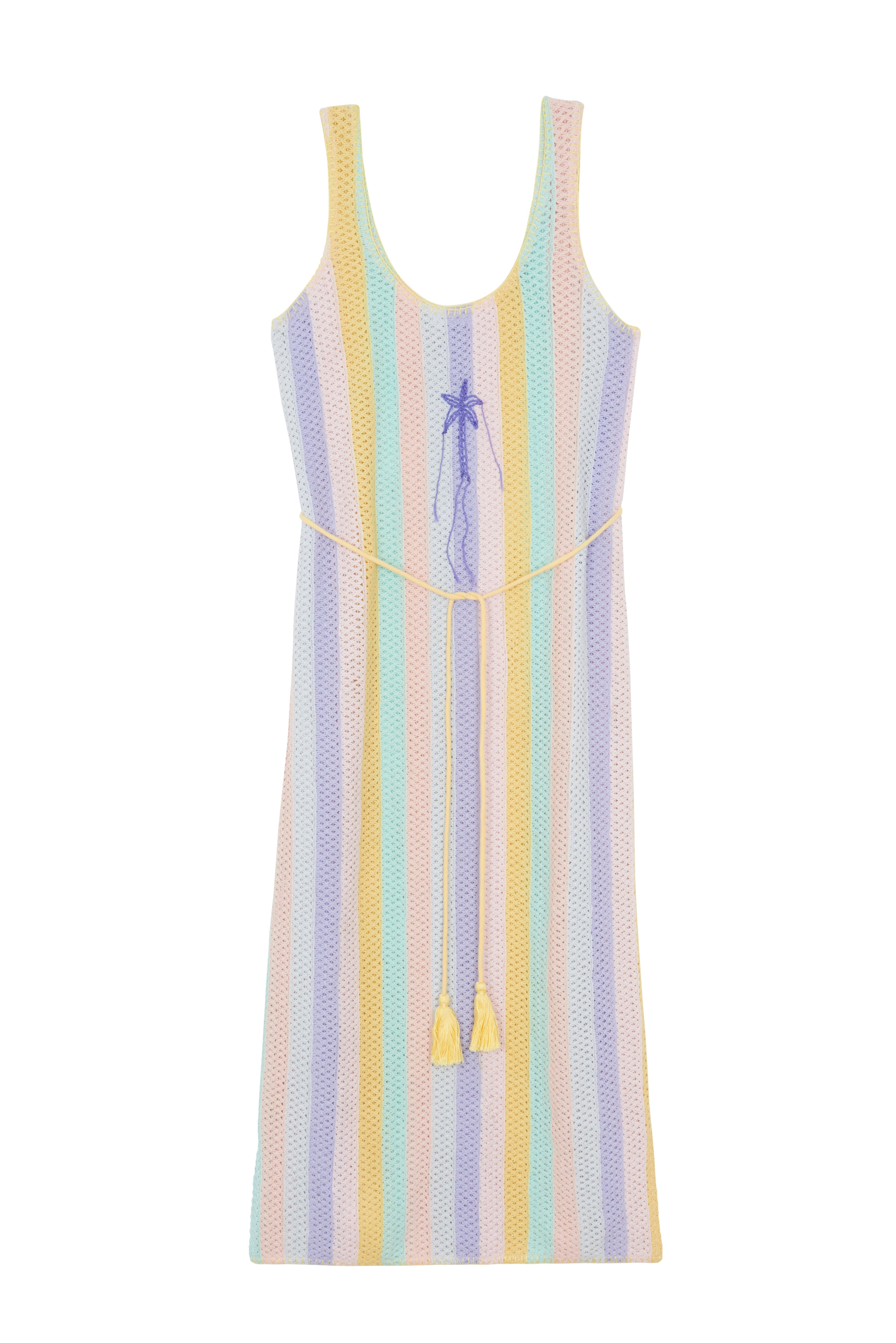 PASTEL CROCHET DRESS
