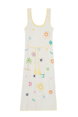 CROCHET EMBROIDERED DRESS
