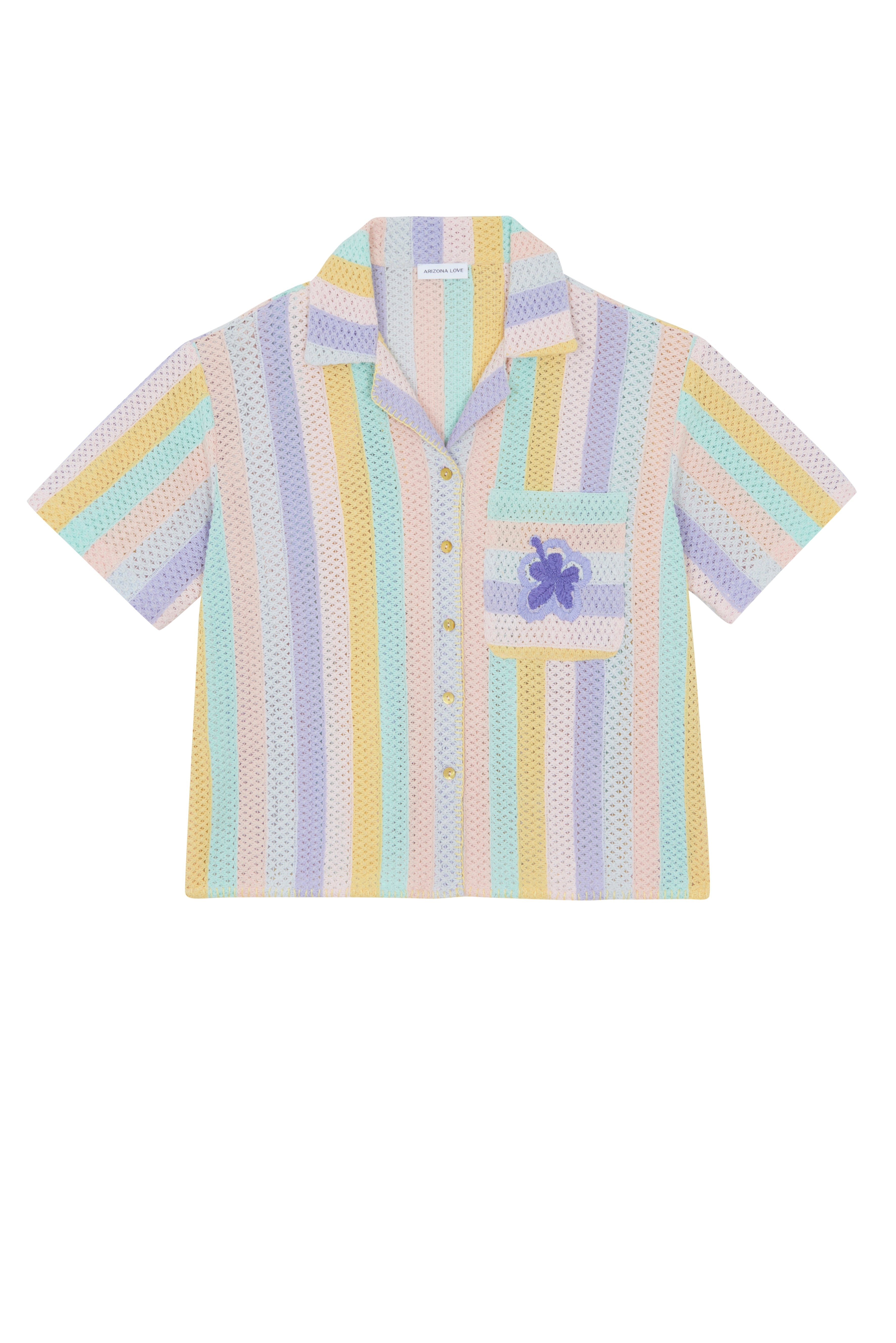 PASTEL CROCHET SHIRT